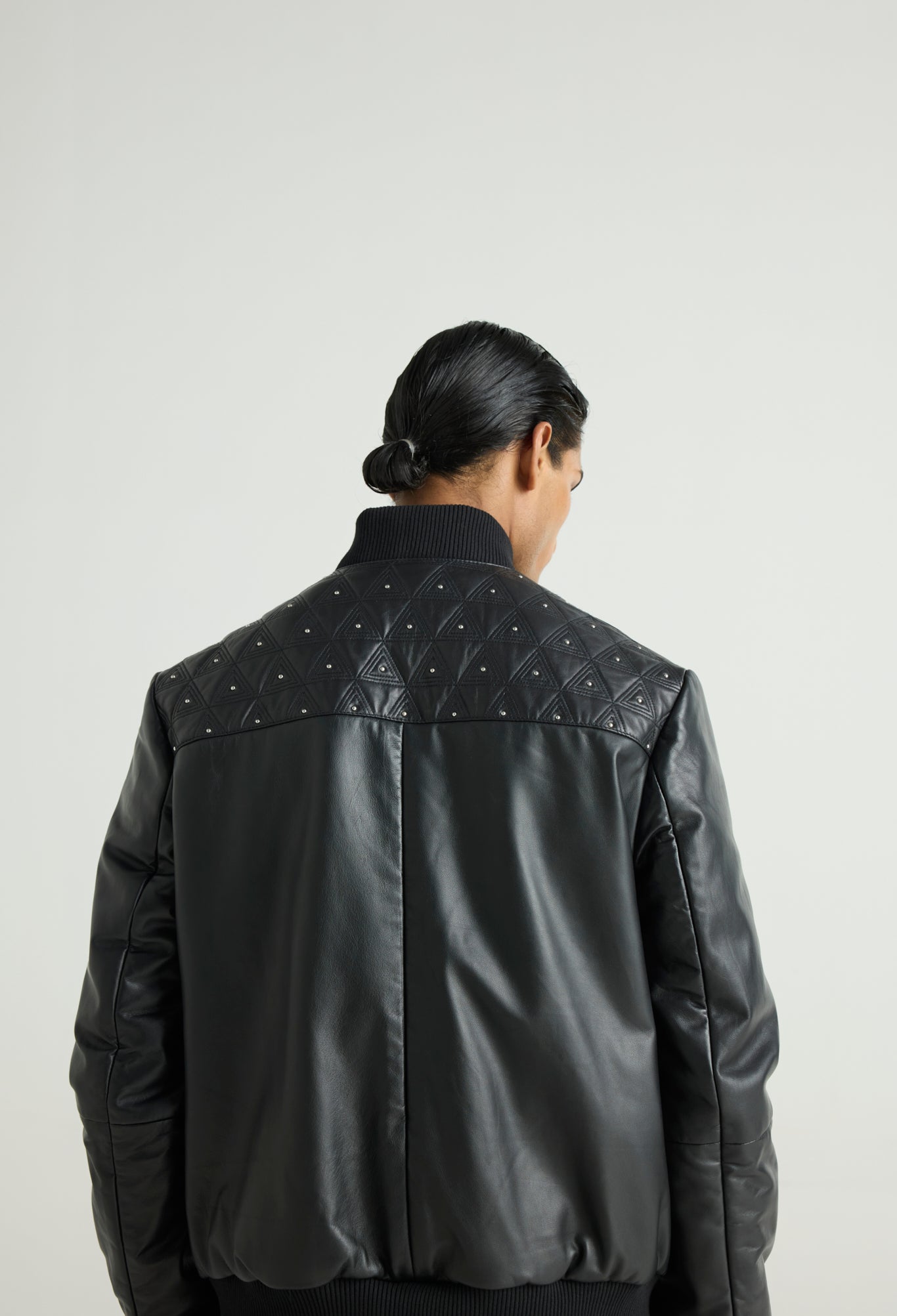 PARALUX QUILTED LUXE STUDDED BOMBER