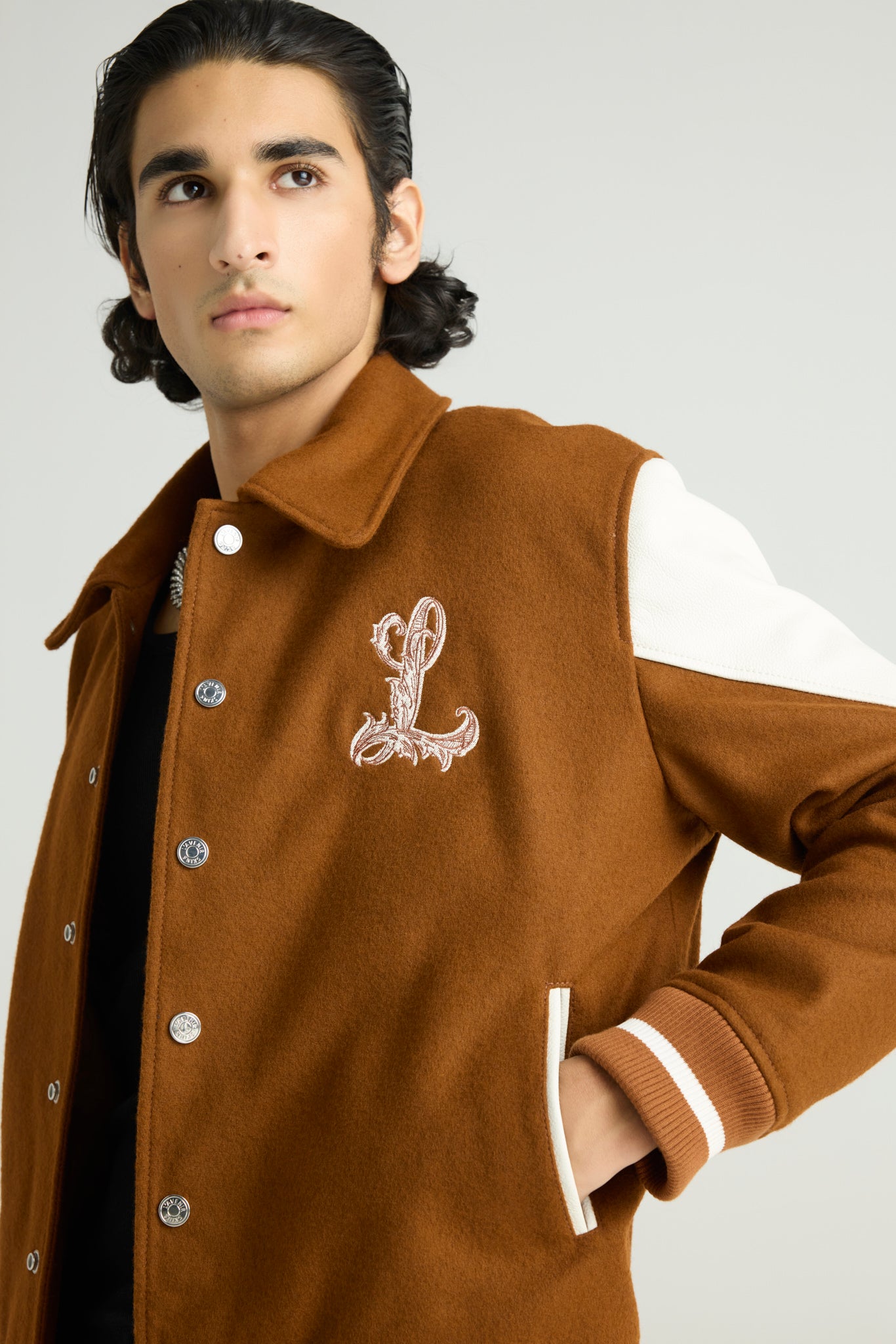 PHÉNIX - Wool & Leather Varsity Jacket (Heritage Revival Edition)