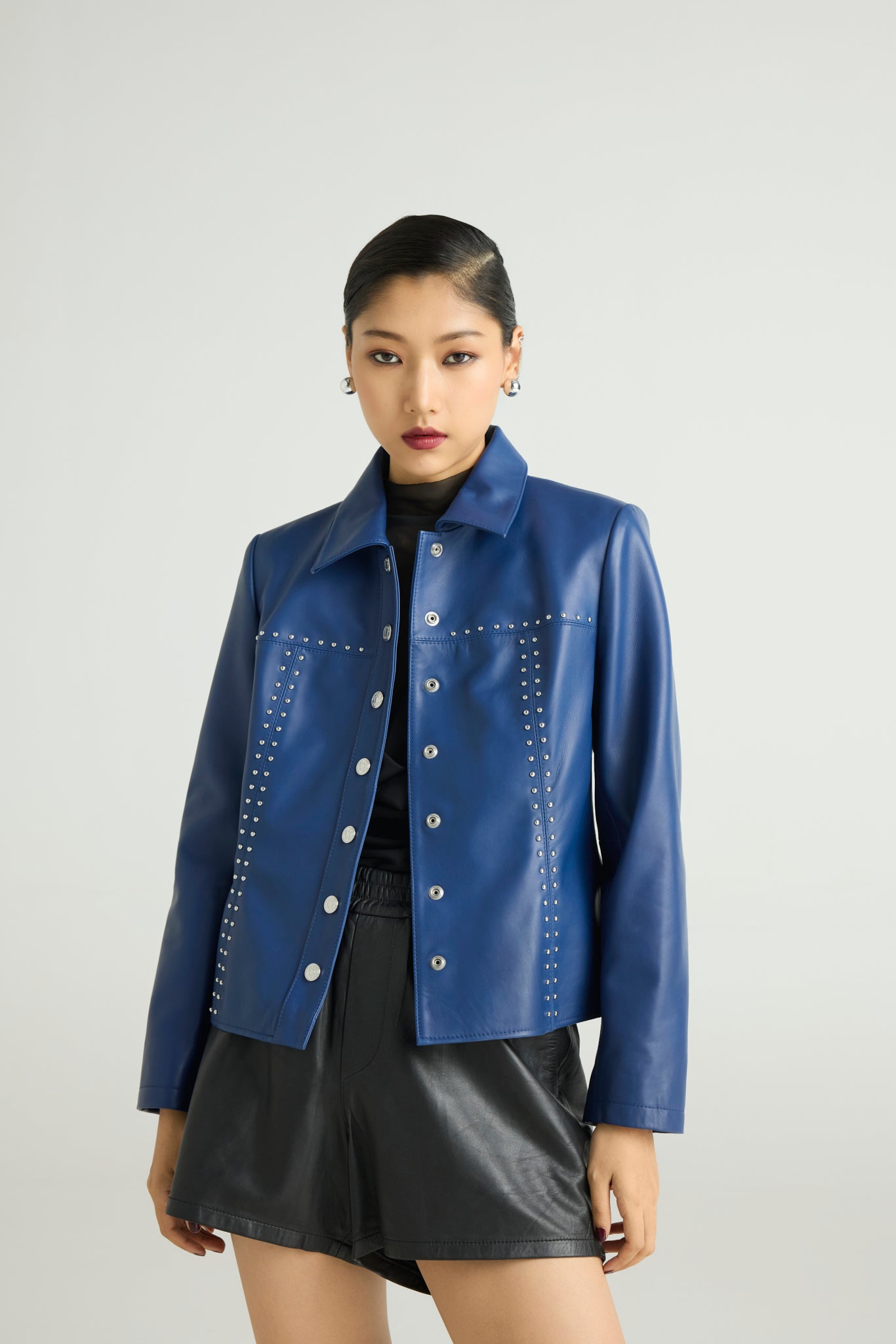 STRYK — Studded Leather Jacket