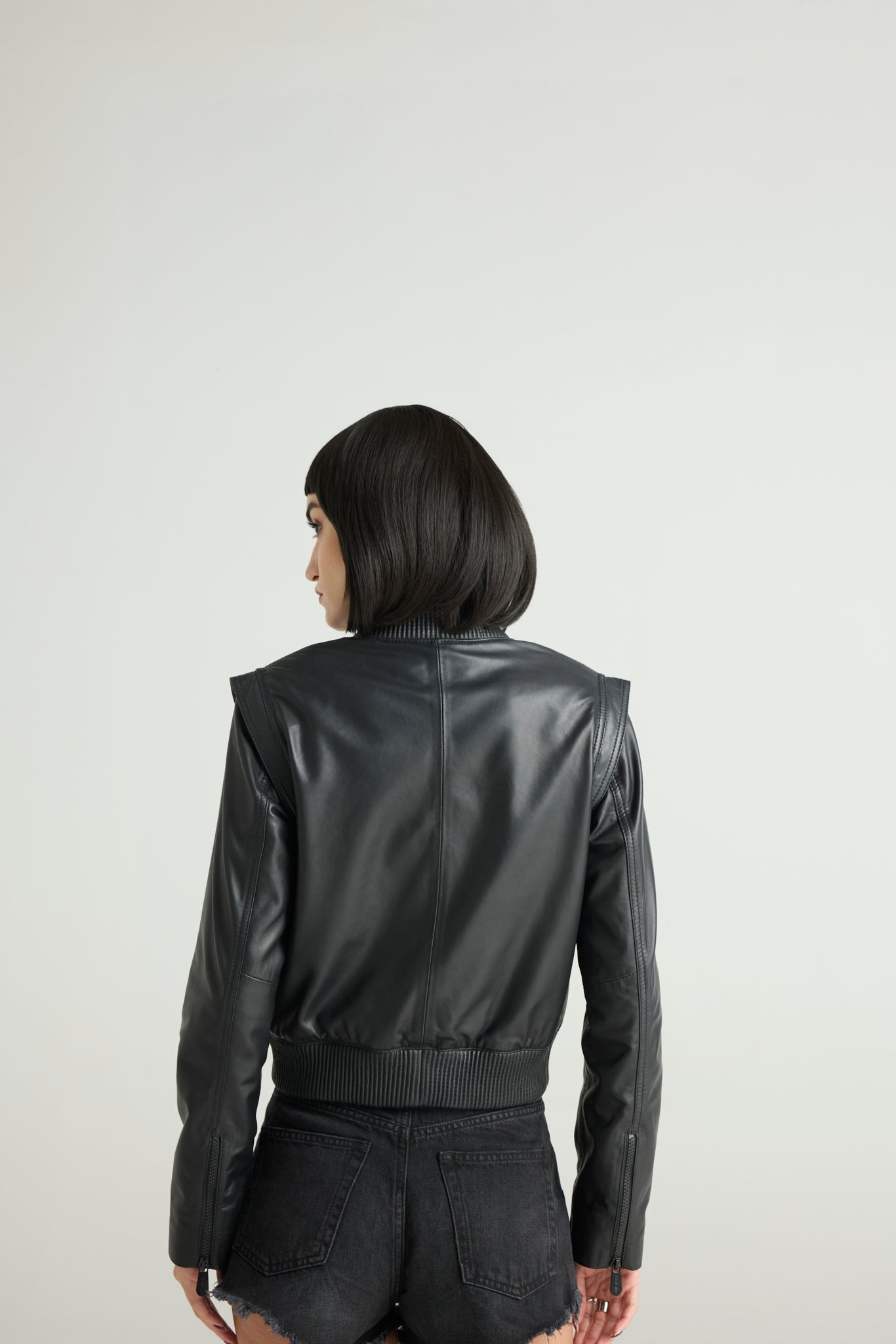 ICONIQUE — MONOGRAM CROPPED JACKET