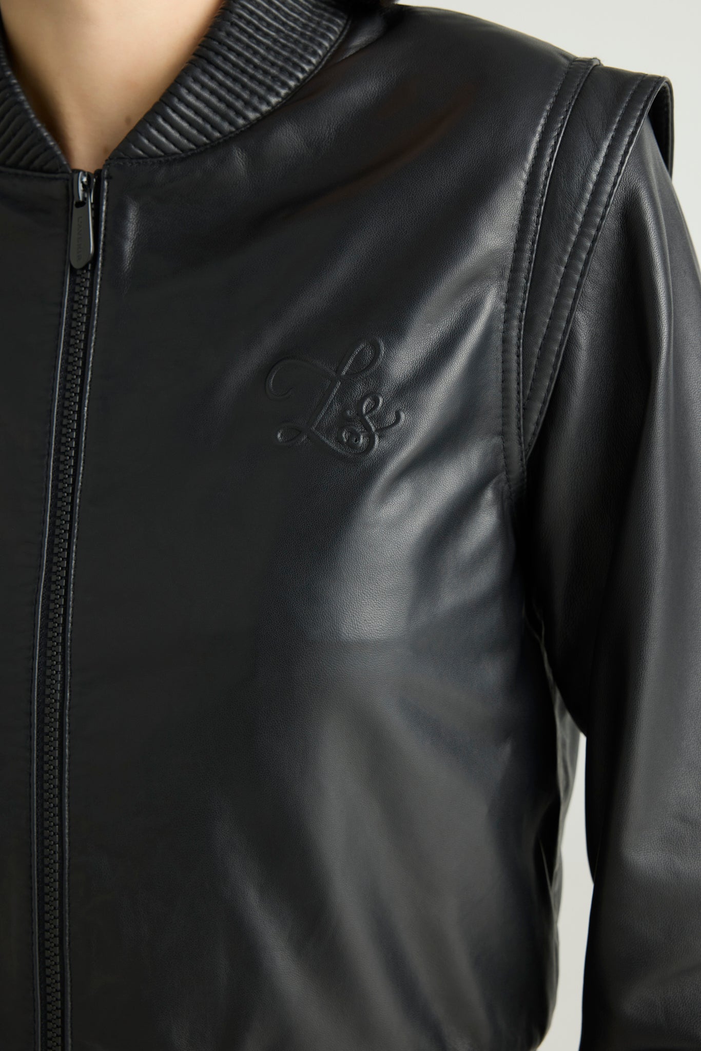 ICONIQUE — MONOGRAM CROPPED JACKET