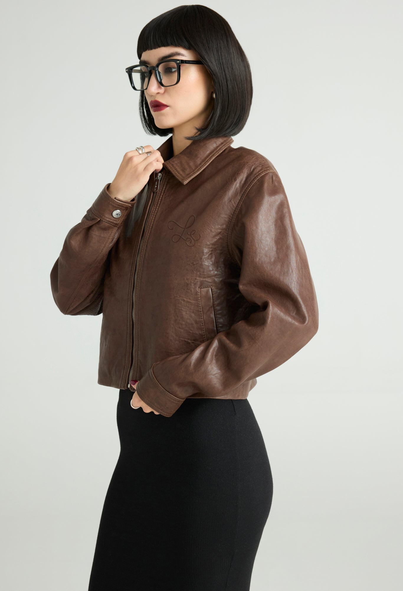 VIGOR- Power Leather Jacket