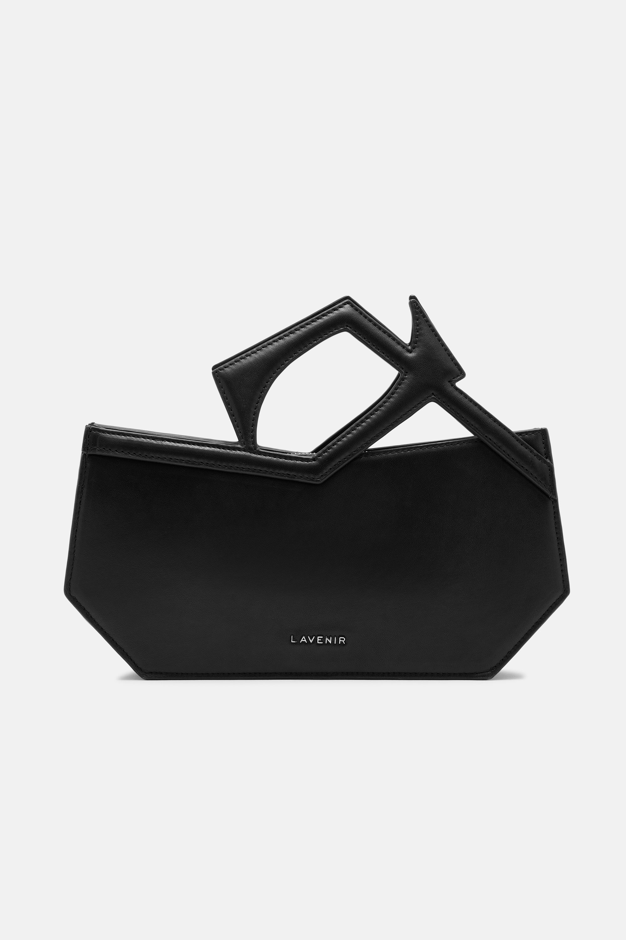 Abigail - Asymmetric Hand Bag - Black