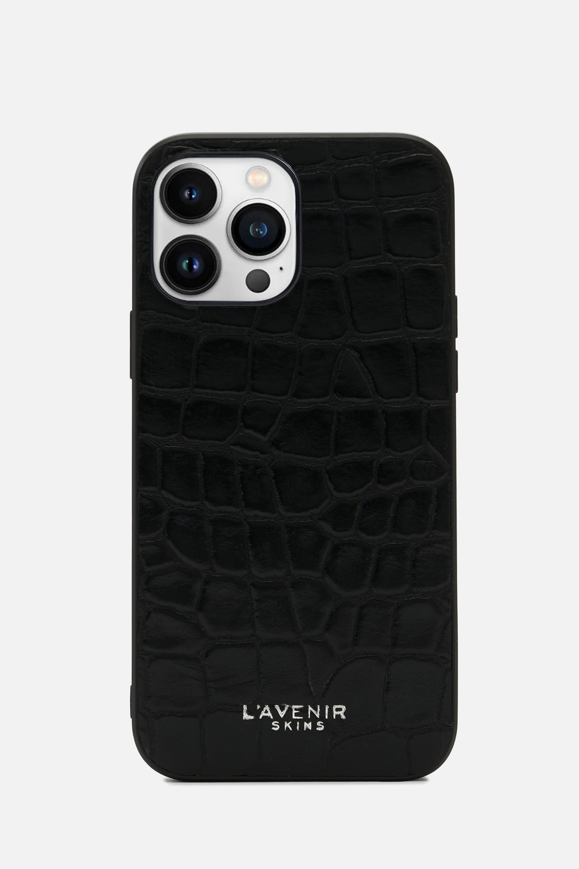iPhone Croco Case - Black