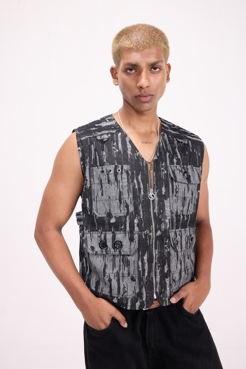 RIOT - ABSTRACT UTILITY GILET