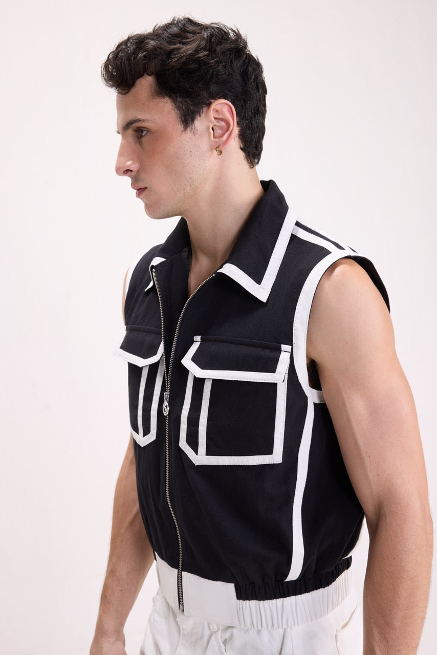 BLACK TRACE - EDGE BOUND UTILITY GILET