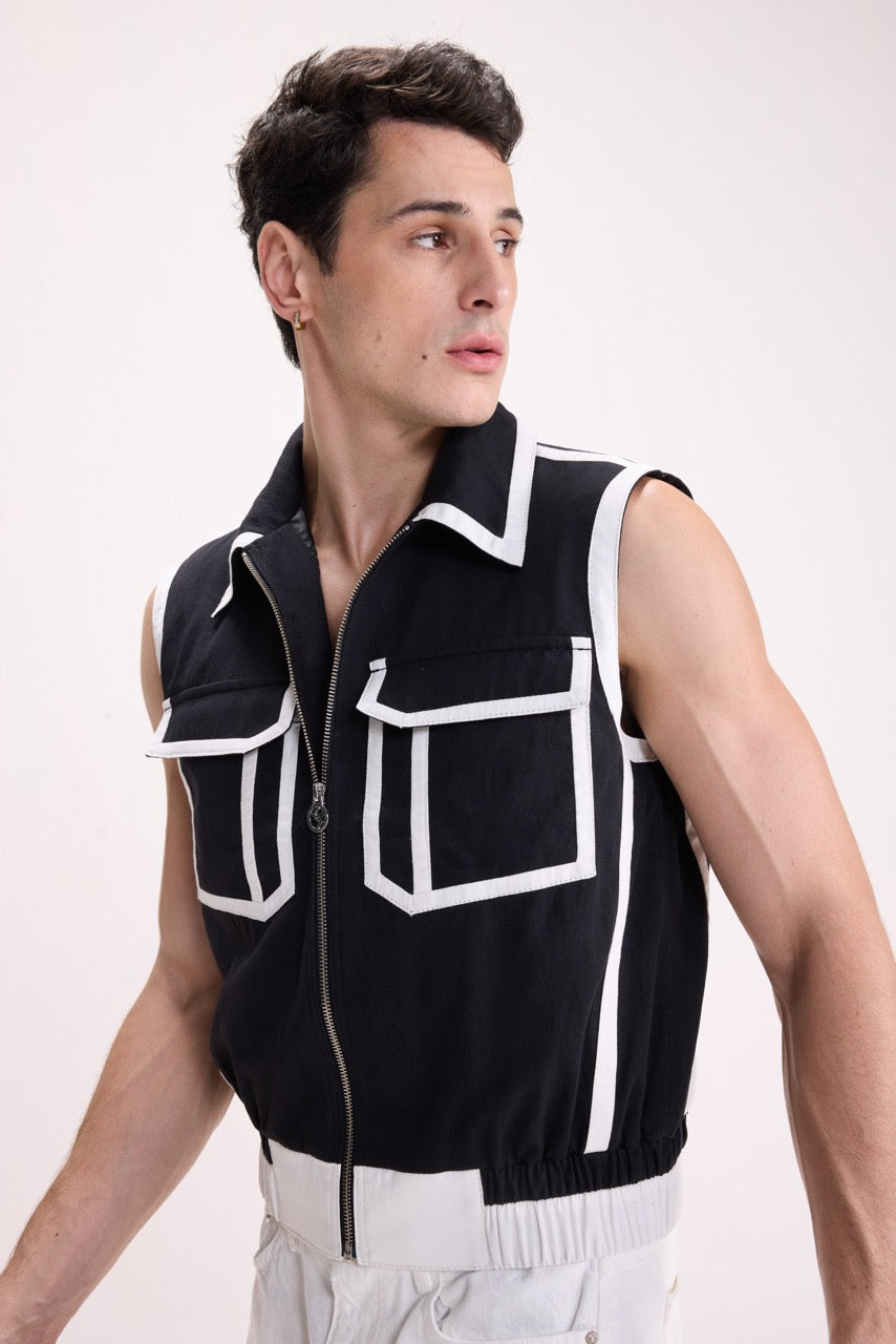 BLACK TRACE - EDGE BOUND UTILITY GILET