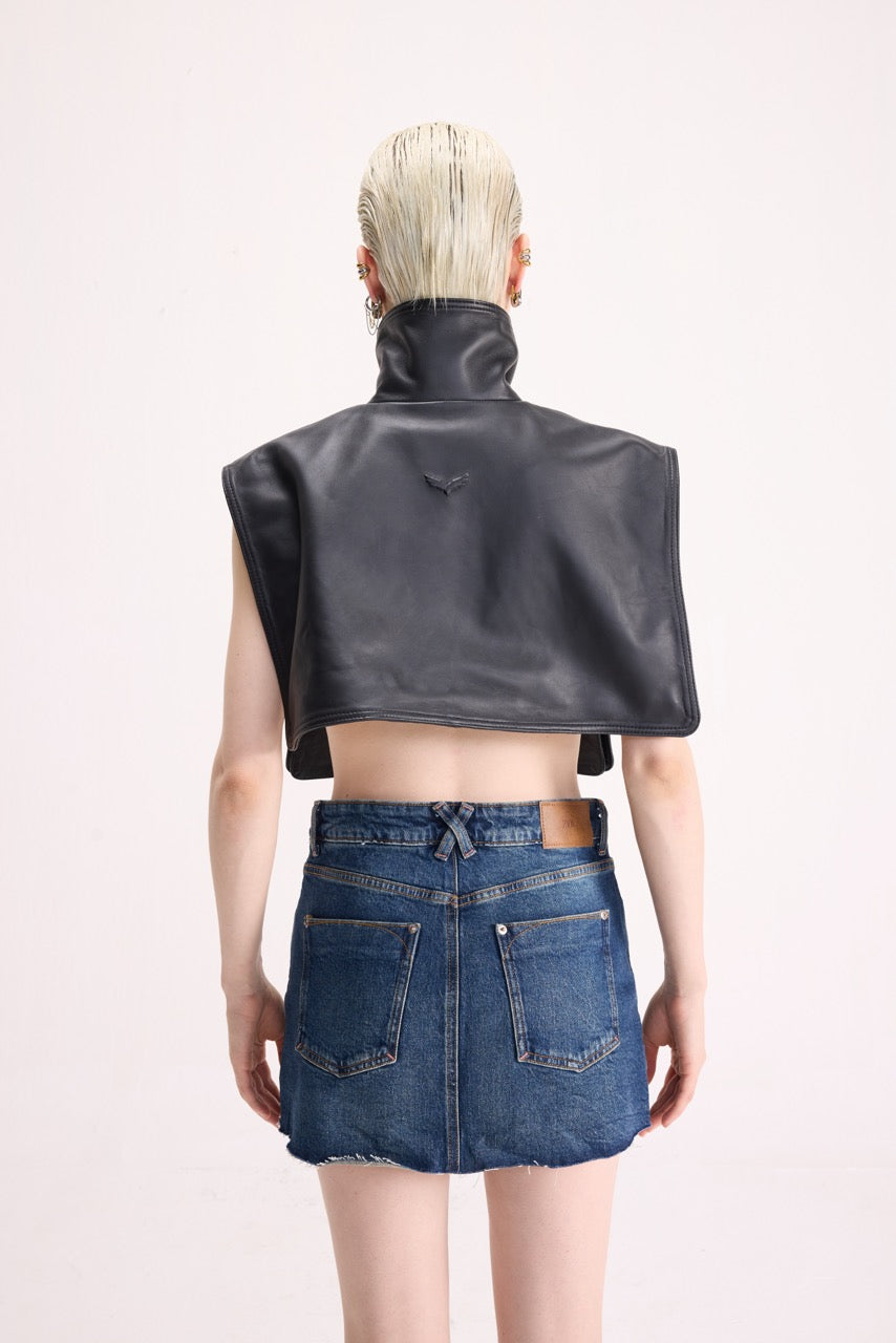 ECLIPSA - LEATHER UTILITY GILET