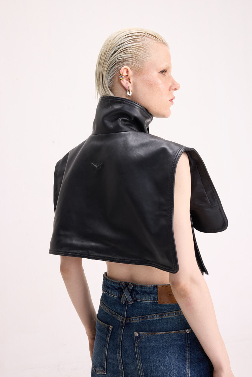 ECLIPSA - LEATHER UTILITY GILET