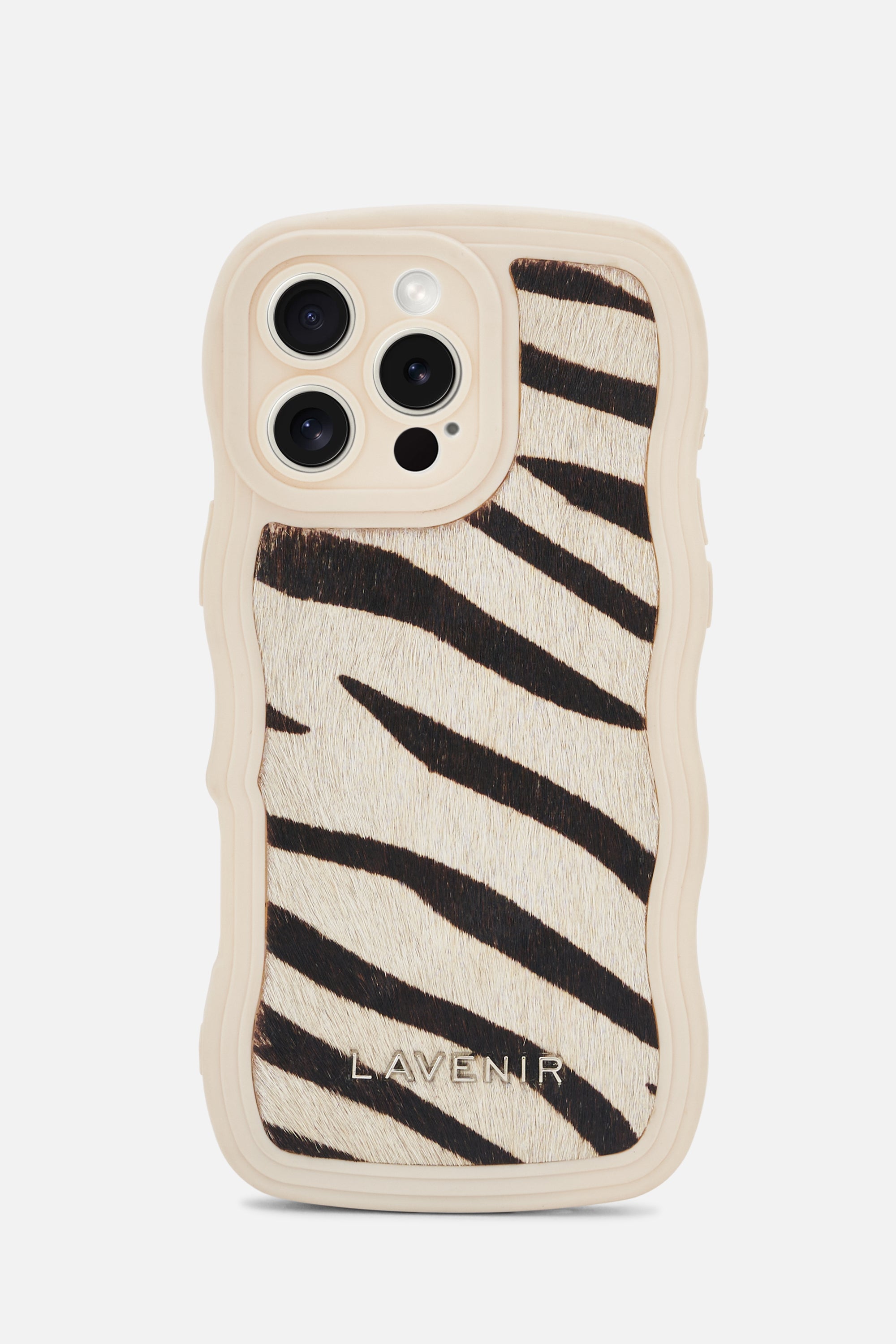 iPhone Curvy Hair-On Case-Zebra