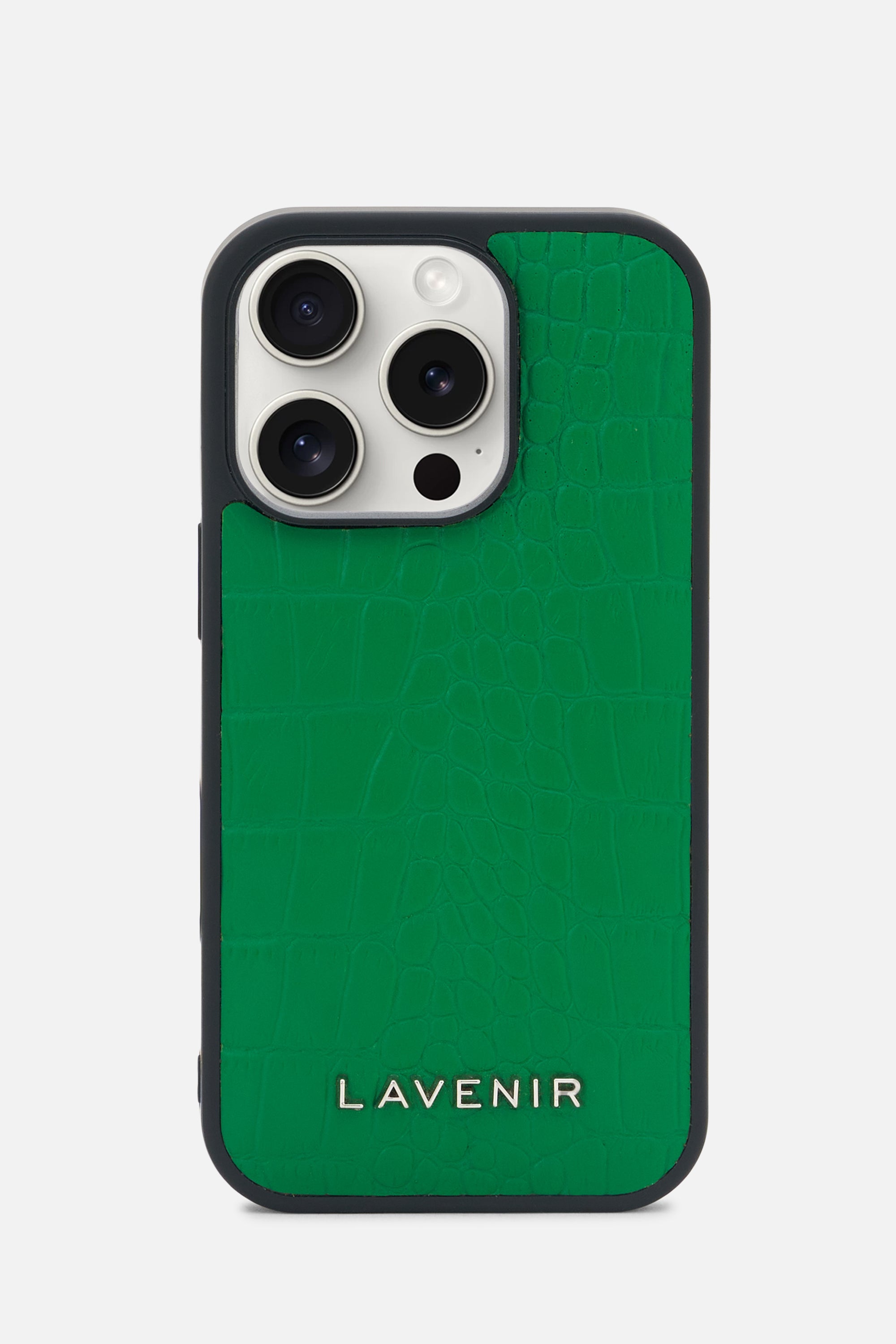iPhone Croco Case - Emerald Green