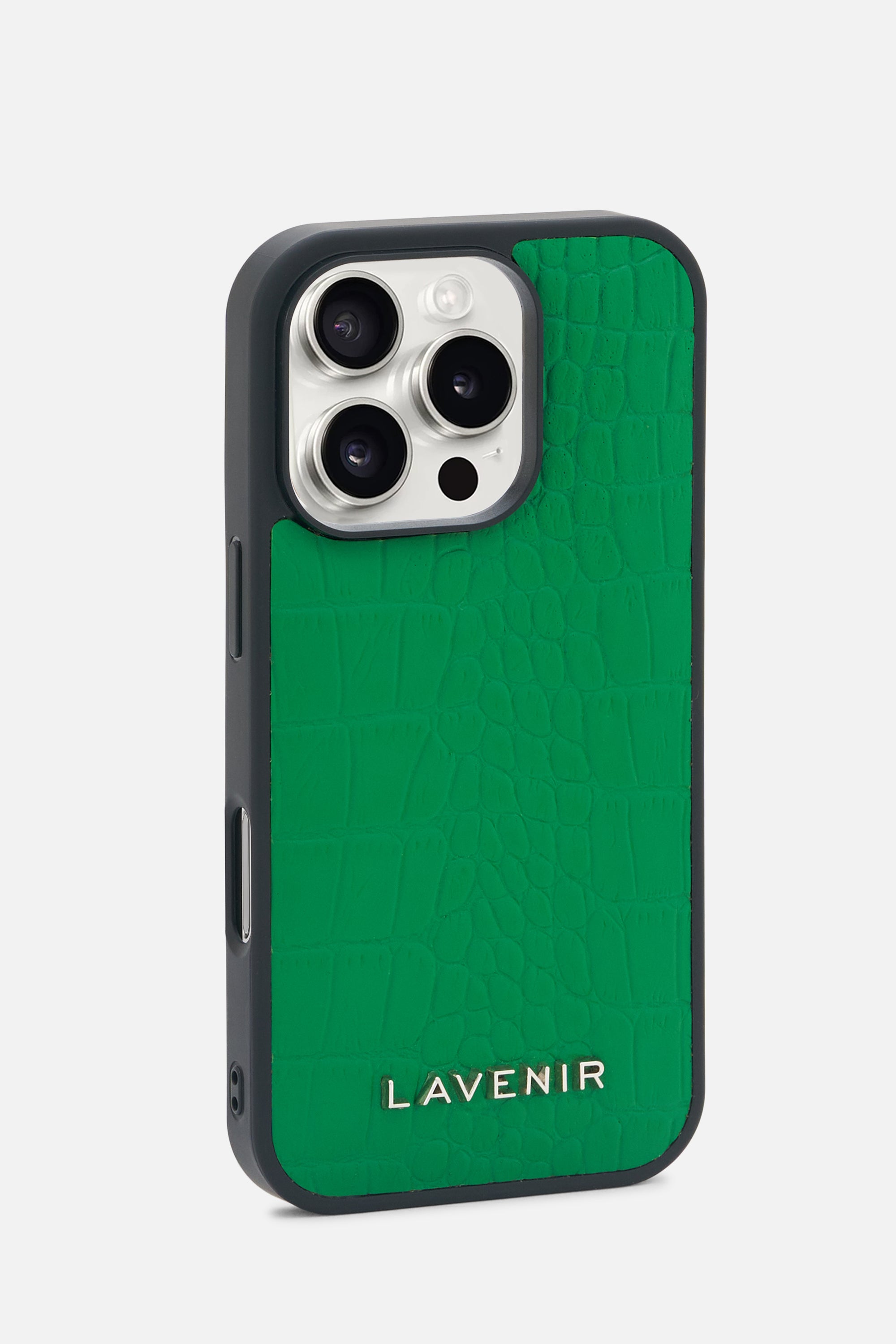 iPhone Croco Case - Emerald Green