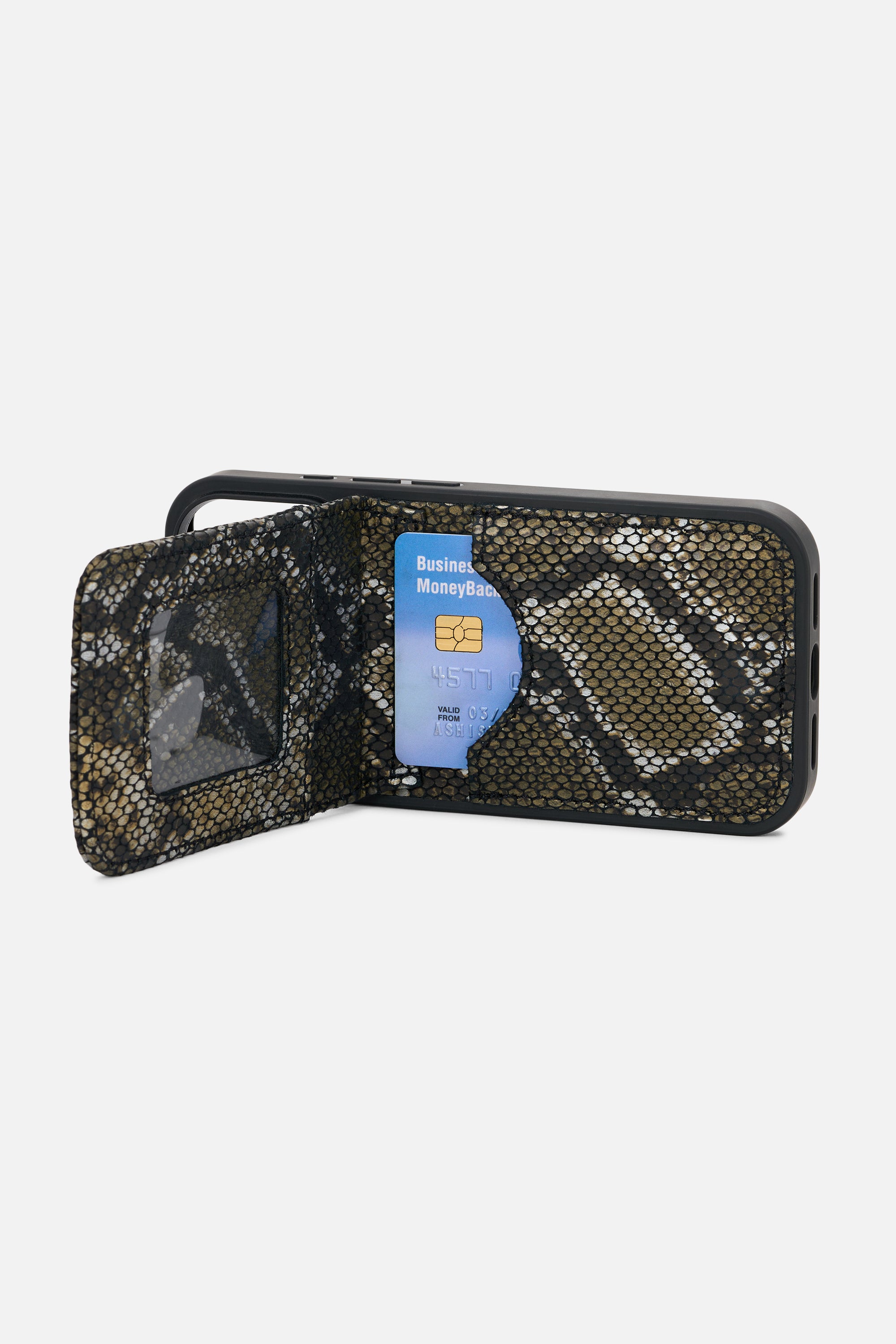iPhone Wallet Case-Python Fold