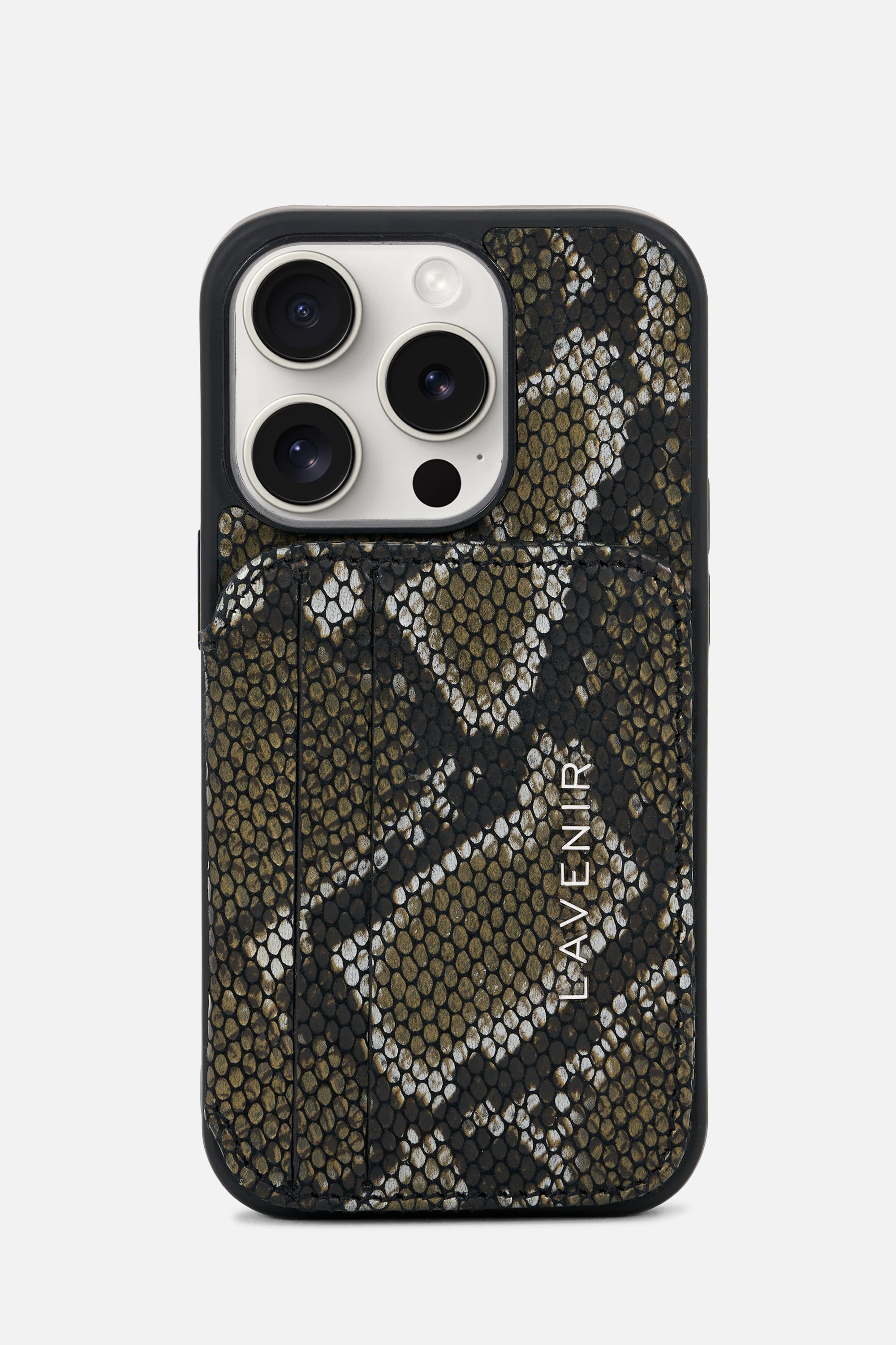 iPhone Card Wallet Case - Serpente