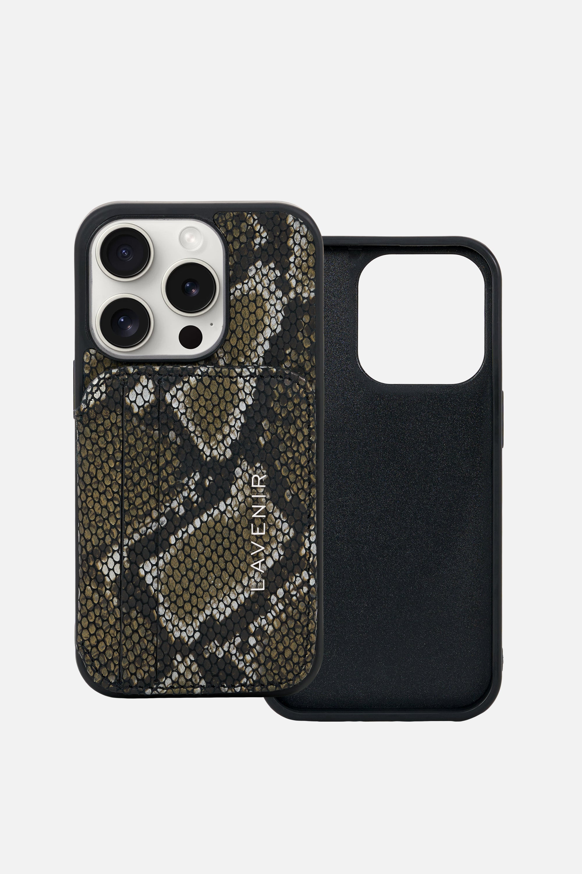 iPhone Card Wallet Case - Serpente