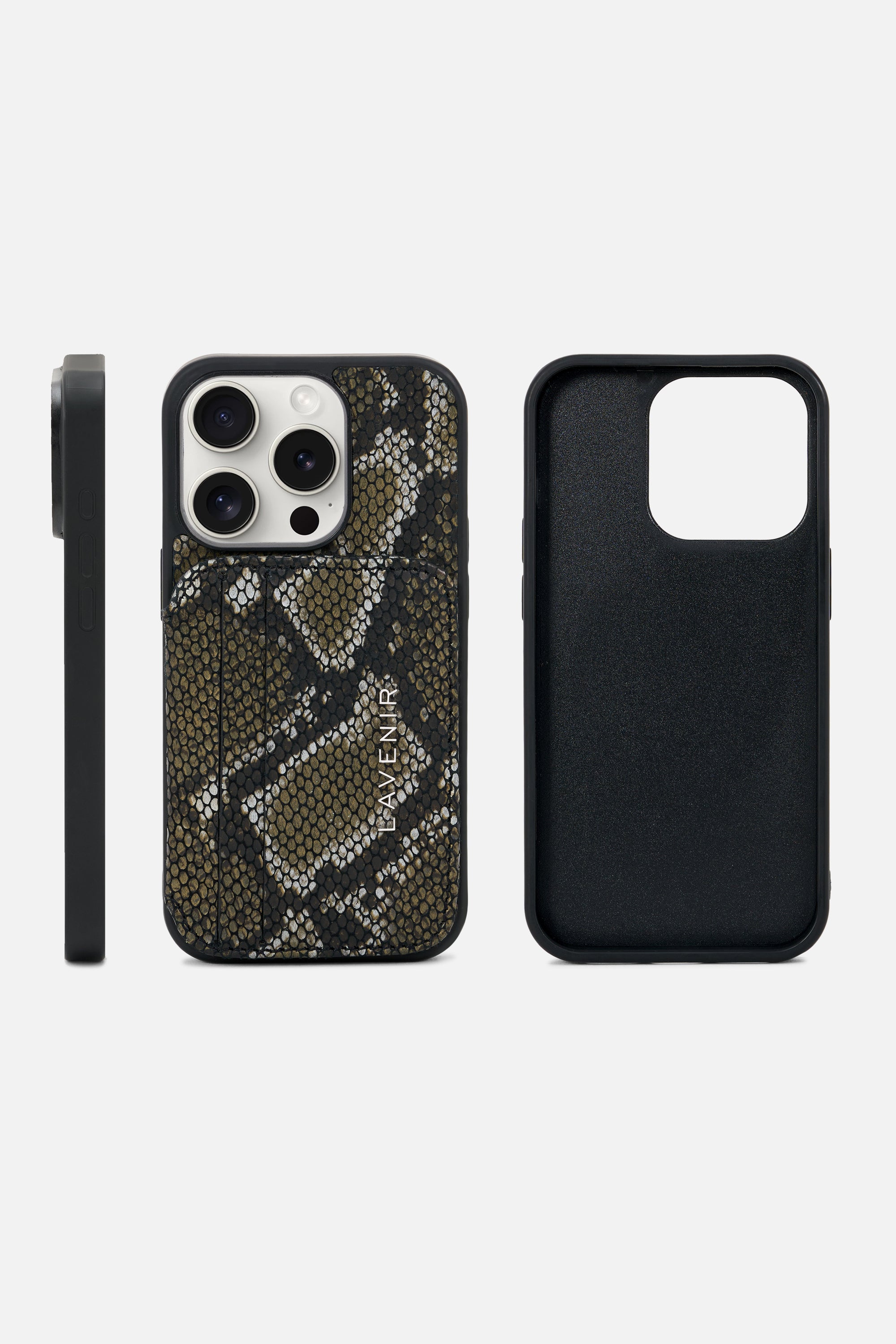 iPhone Card Wallet Case - Serpente