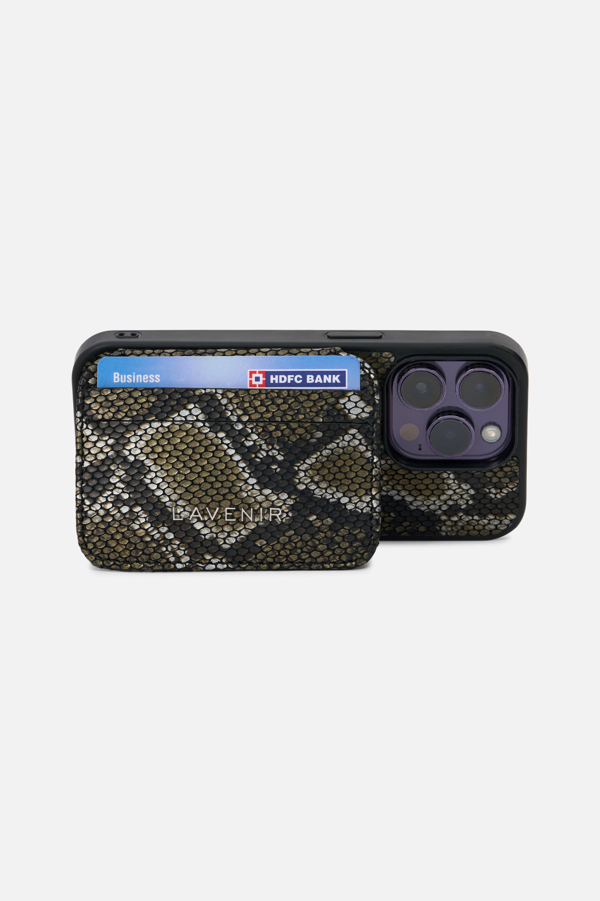 iPhone Card Wallet Case - Serpente