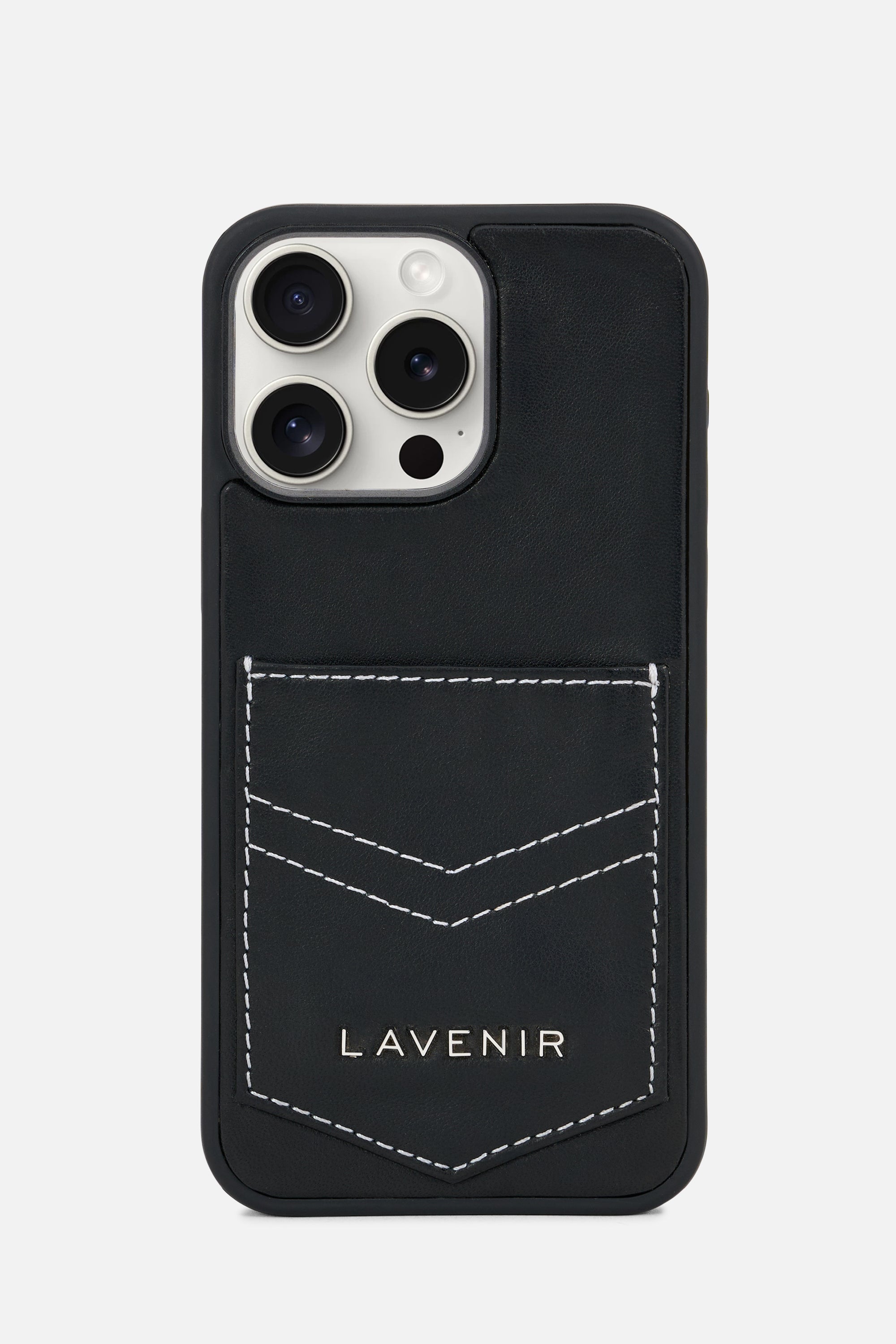 iPhone Pocket Case – Noir Stitch