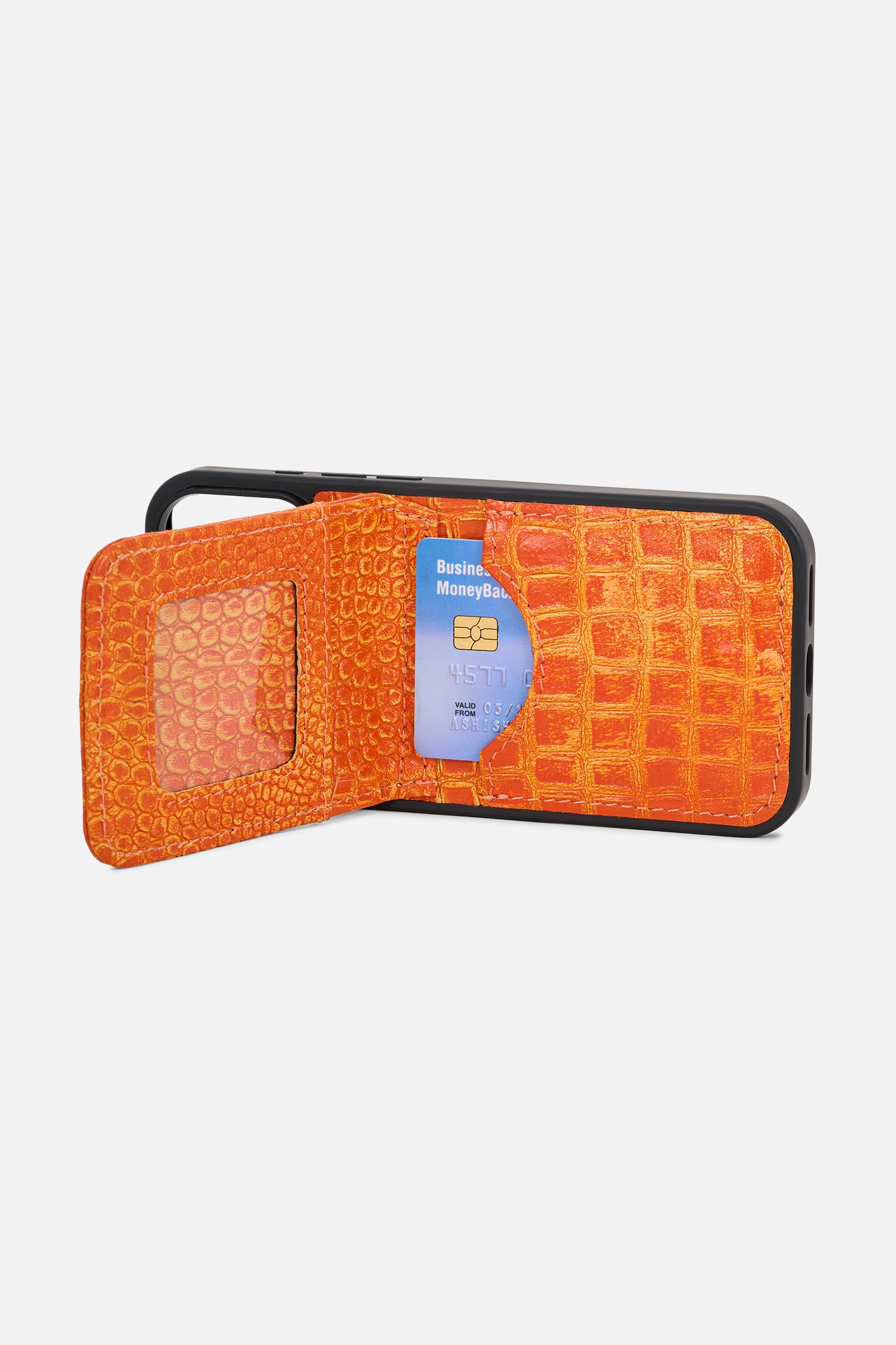 iPhone Croco Wallet Case – Molten
