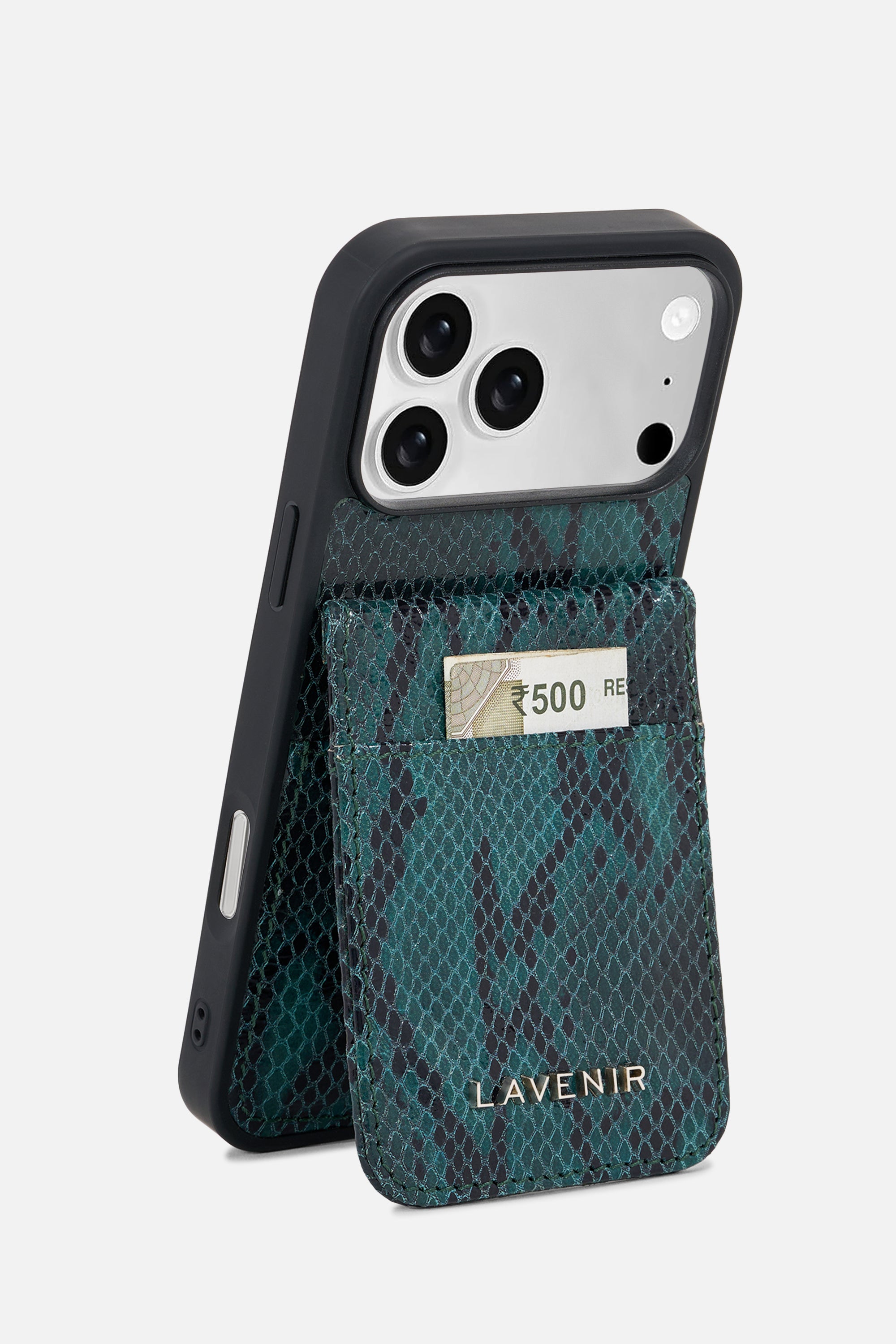 iPhone Wallet Case – Emerald Viper