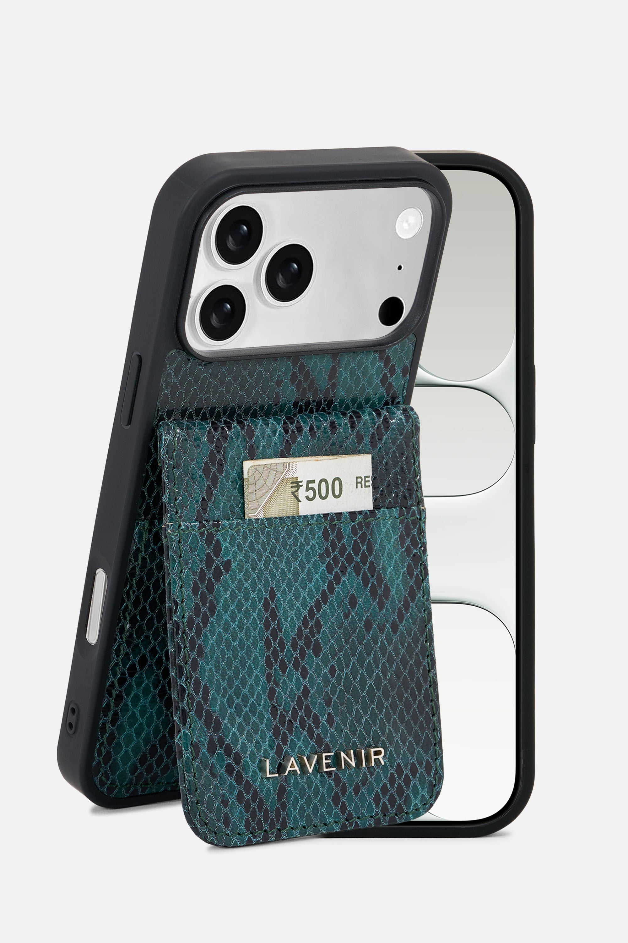 iPhone Wallet Case – Emerald Viper