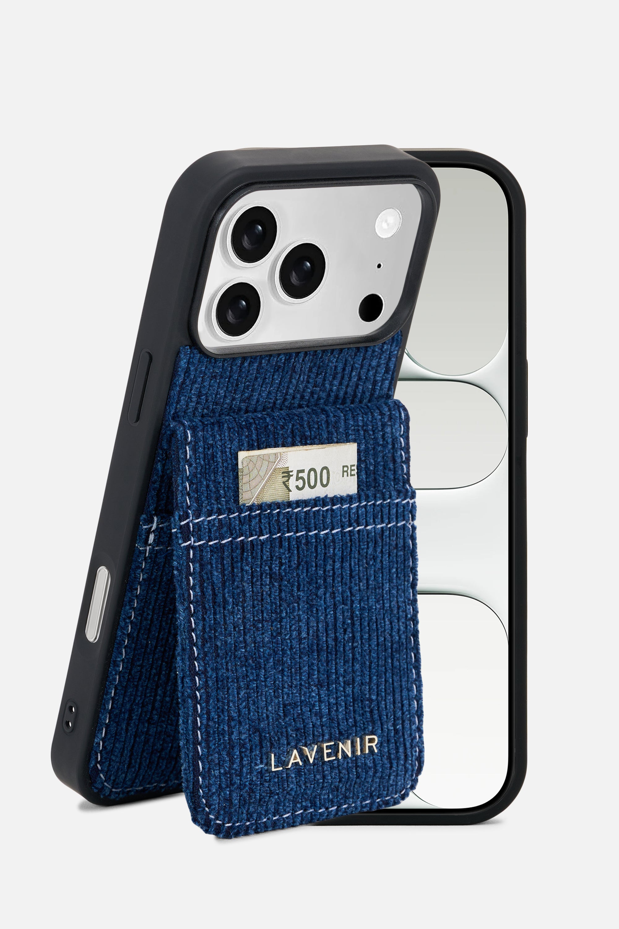iPhone Wallet Case – Denim Corduroy
