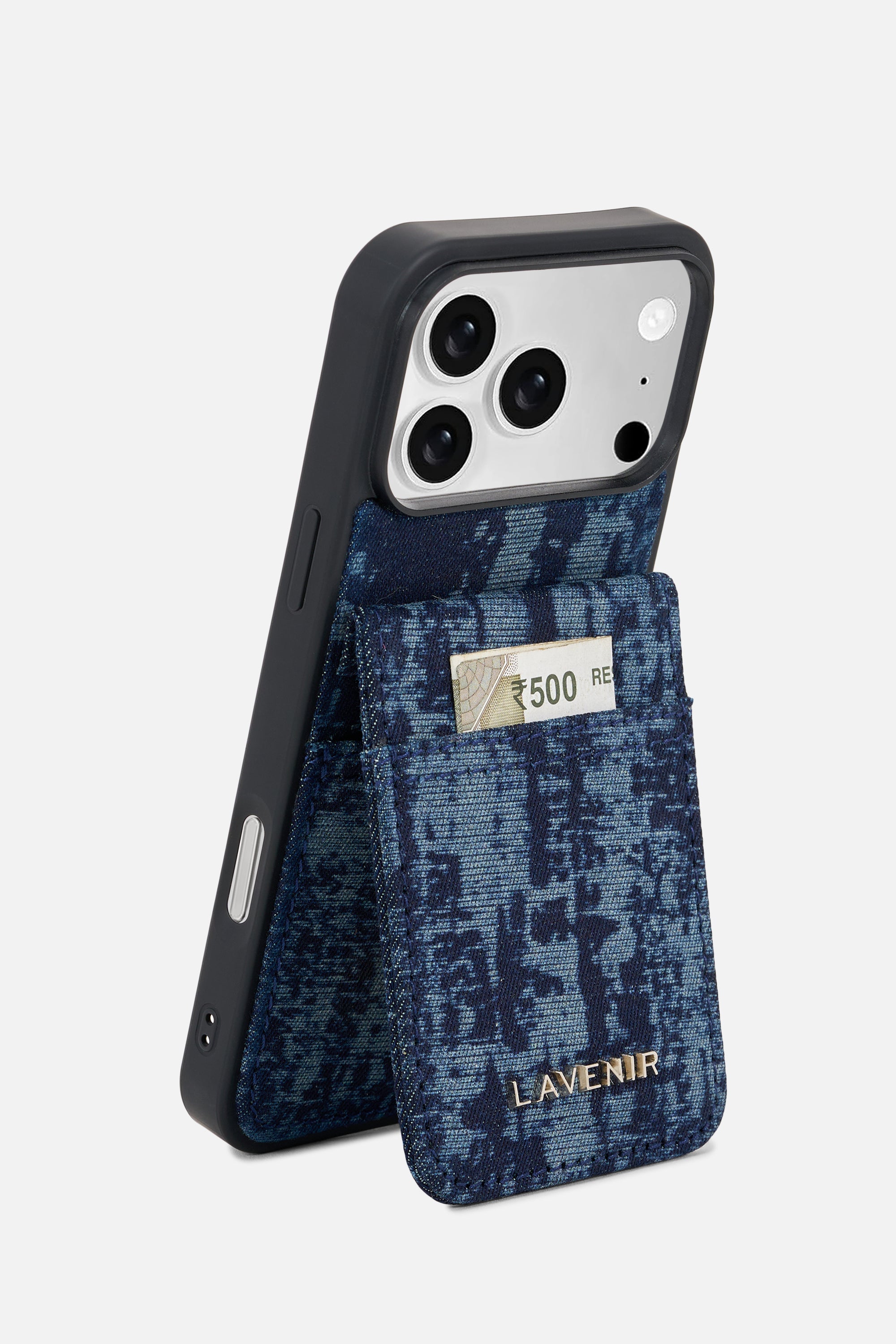 iPhone Wallet Case – Indigo Camo
