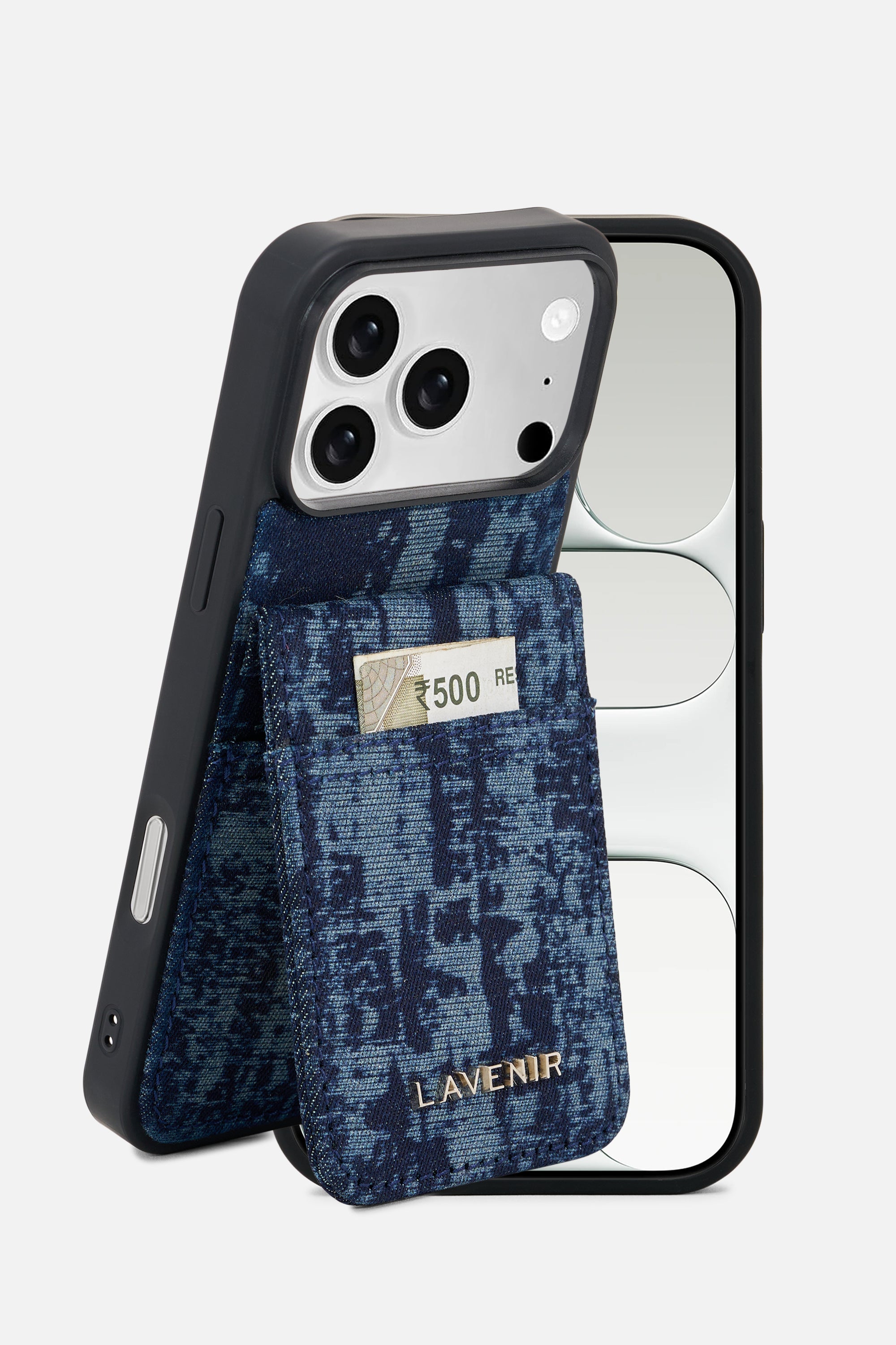 iPhone Wallet Case – Indigo Camo