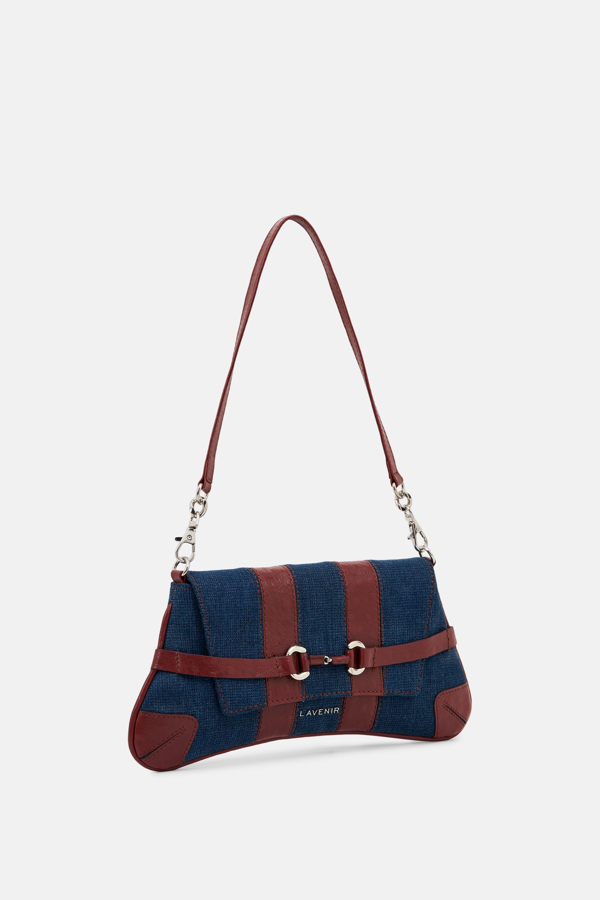 VIVARA - Convertible Clutch & Shoulder Bag - Denim