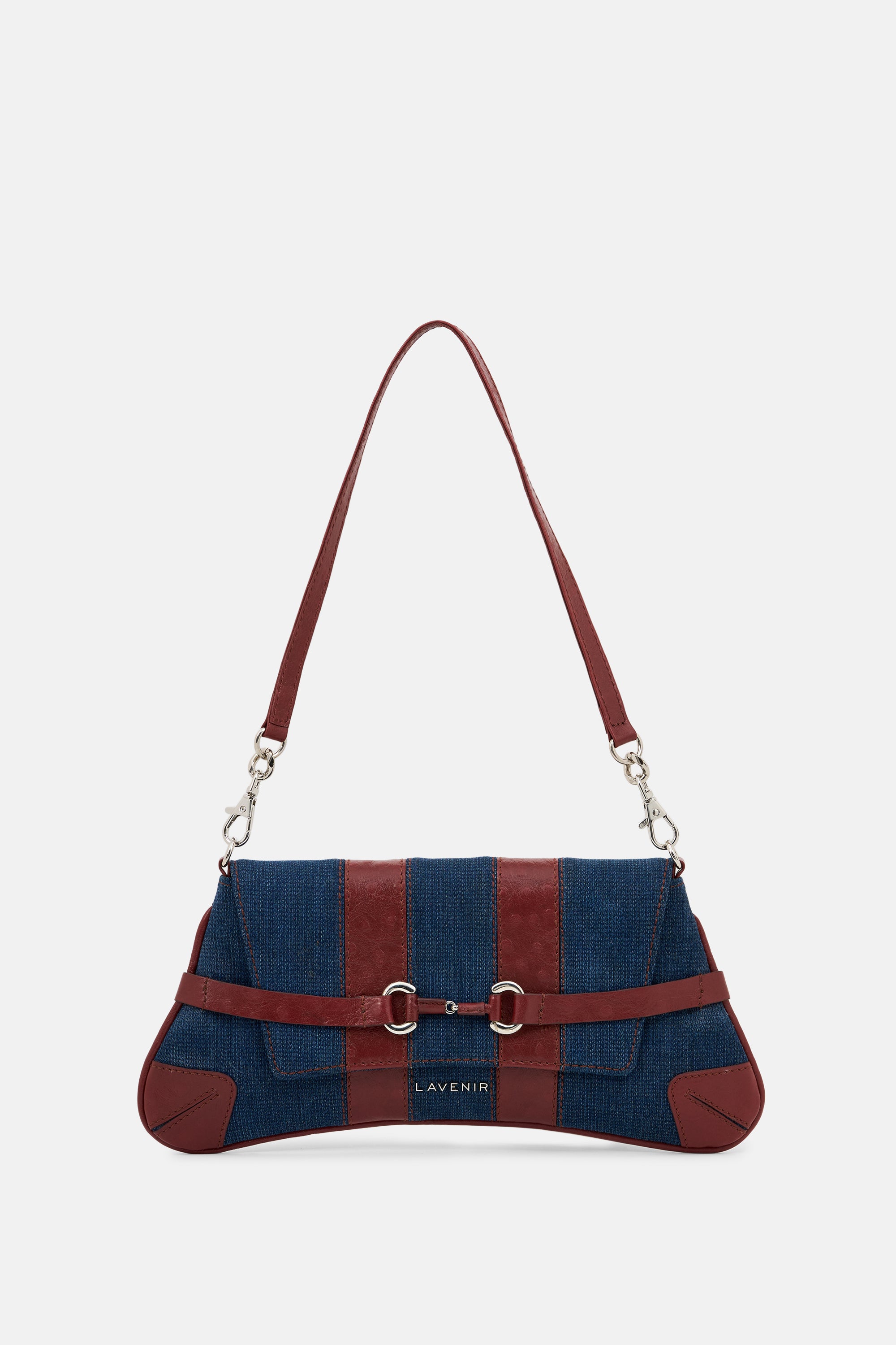 VIVARA - Convertible Clutch & Shoulder Bag - Denim