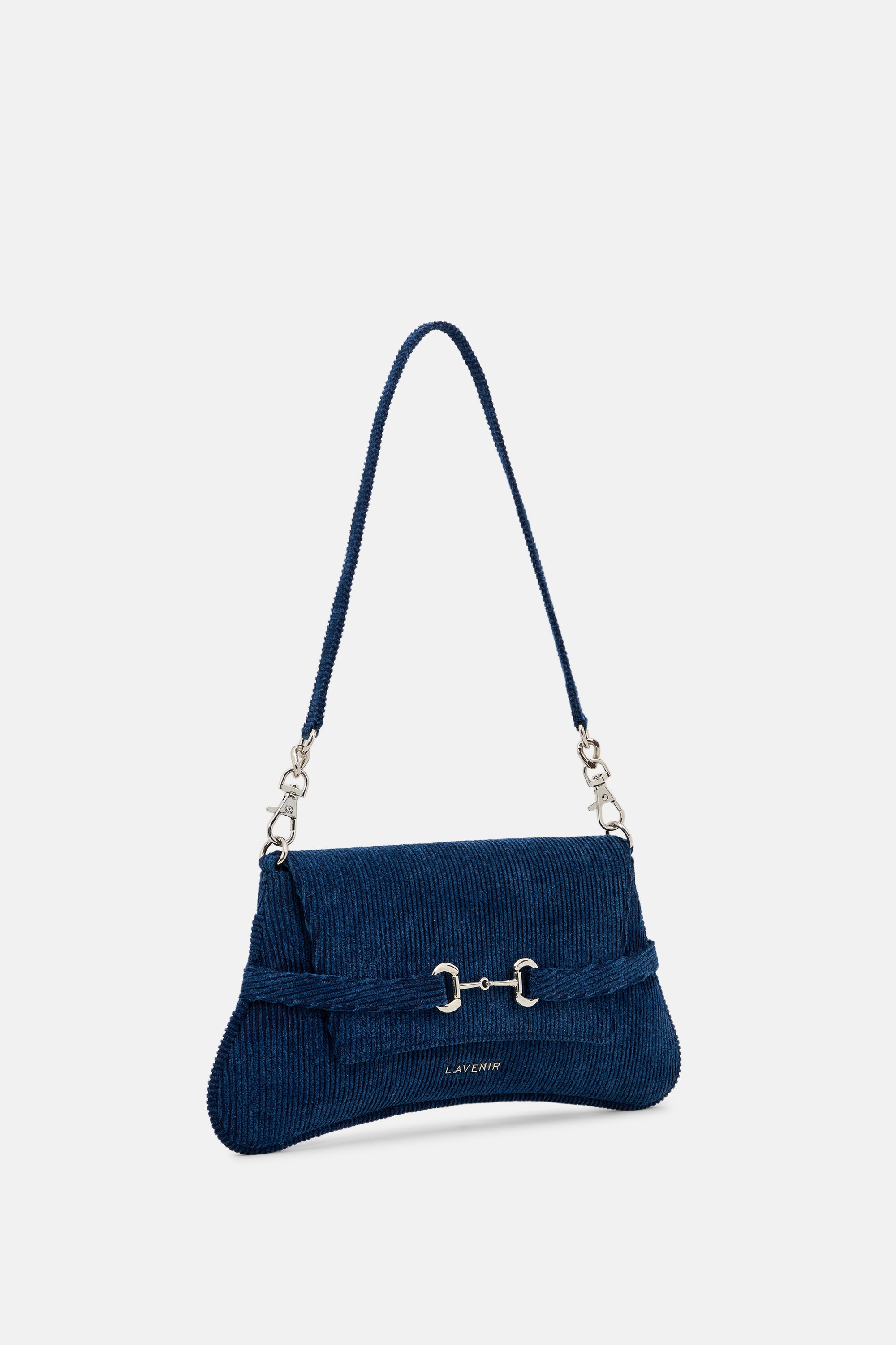 VIVARA - Convertible Clutch & Shoulder Bag - Denim Corduroy