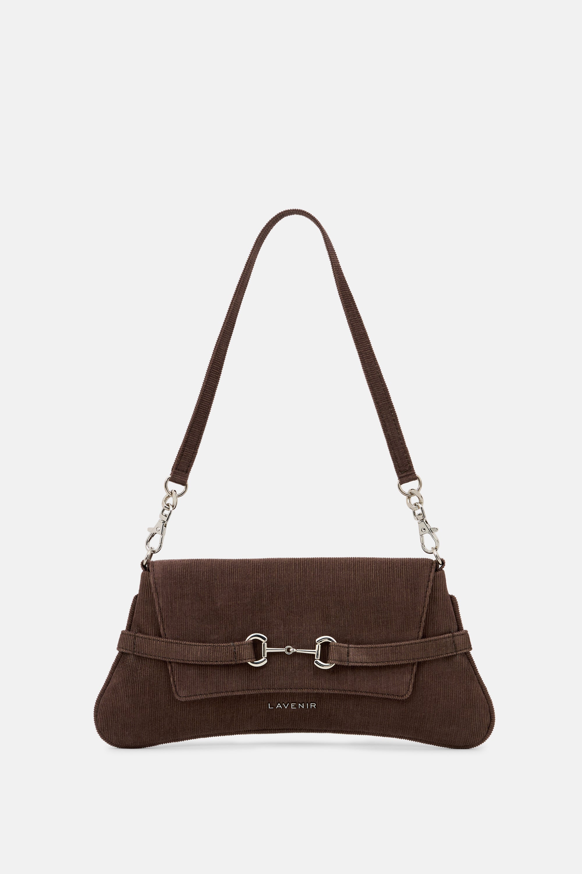 VIVARA - Convertible Clutch & Shoulder Bag - Corduroy