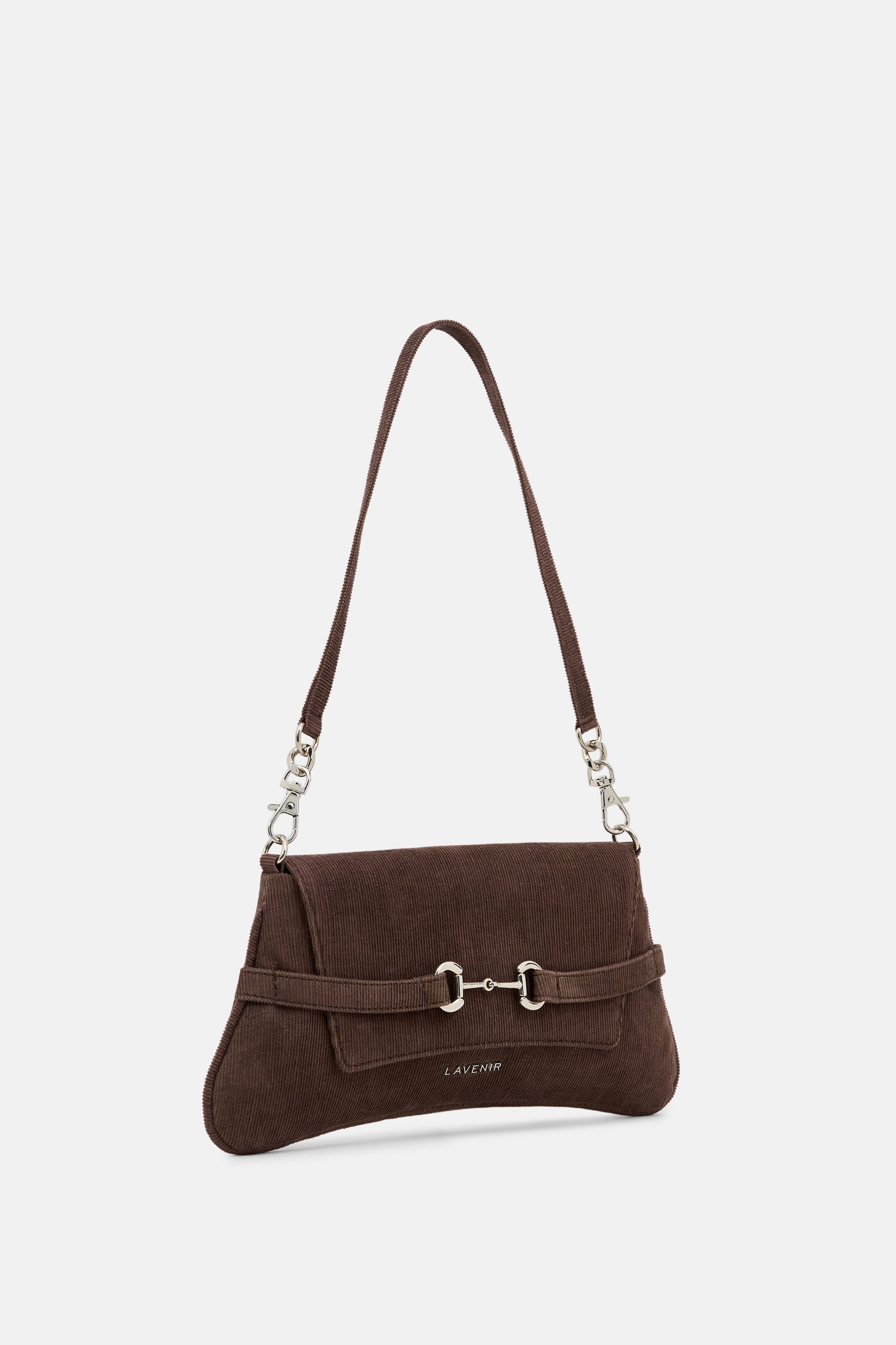 VIVARA - Convertible Clutch & Shoulder Bag - Corduroy