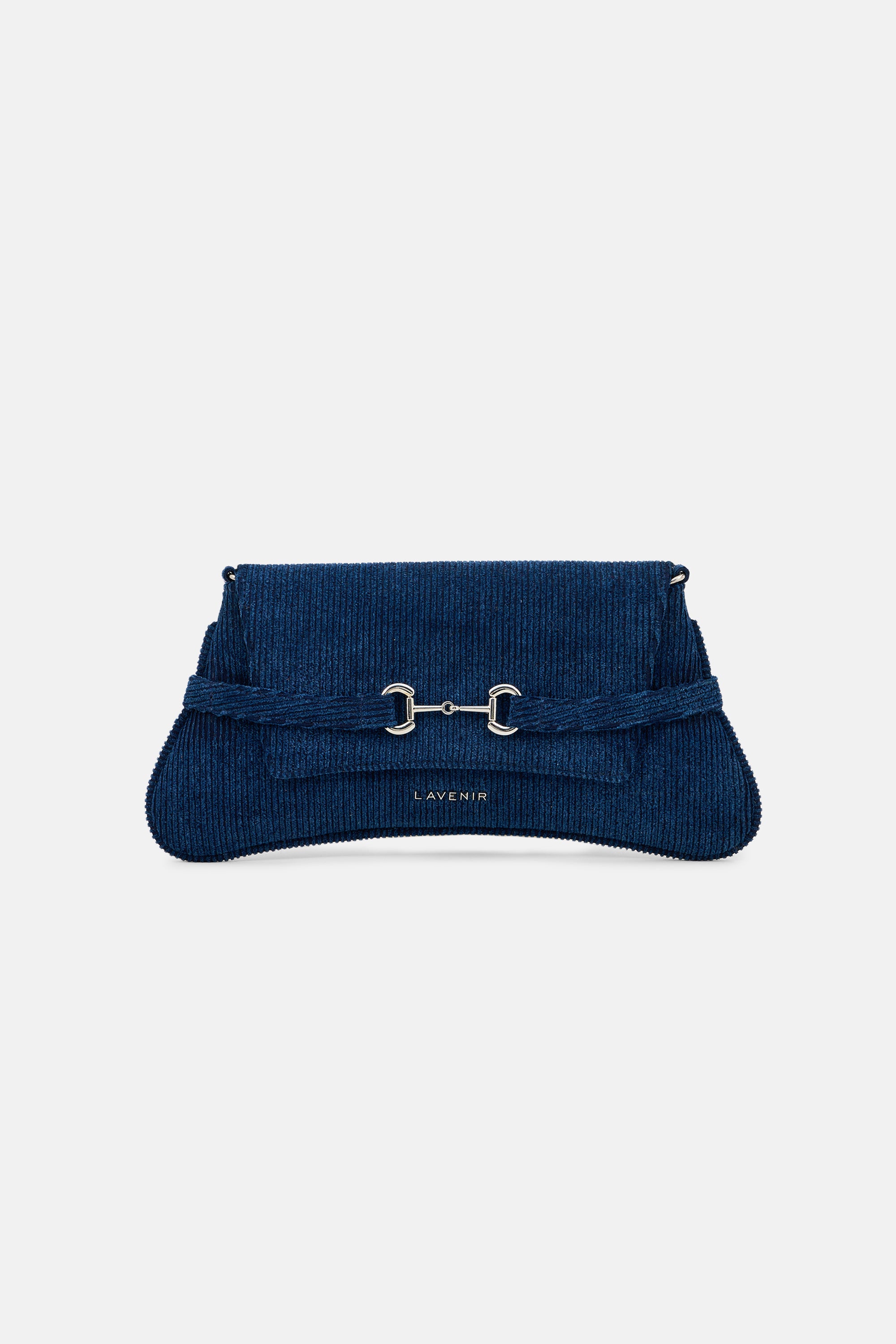 VIVARA - Convertible Clutch & Shoulder Bag - Denim Corduroy