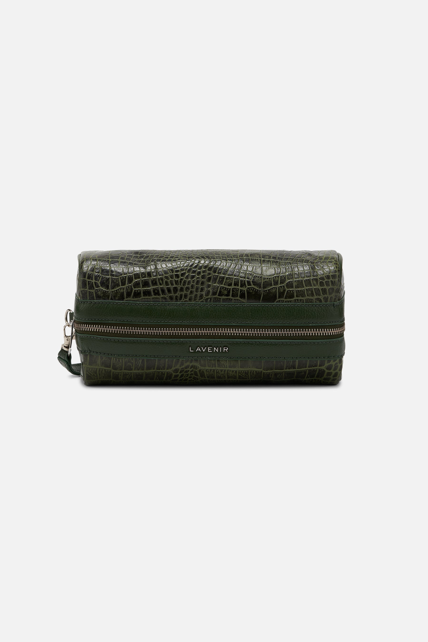 Byron - Utility Travel Kit - Croco Deep Lichen Green