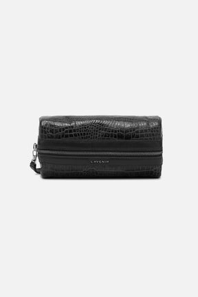 Byron - Utility Travel Kit - Croco Black