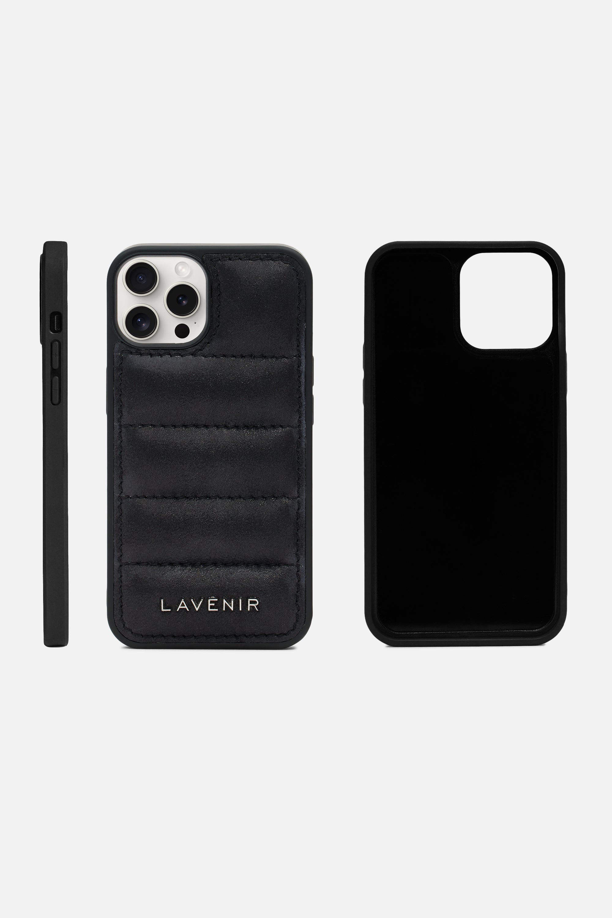 iPhone Puffy Case - Quilted Matte Black