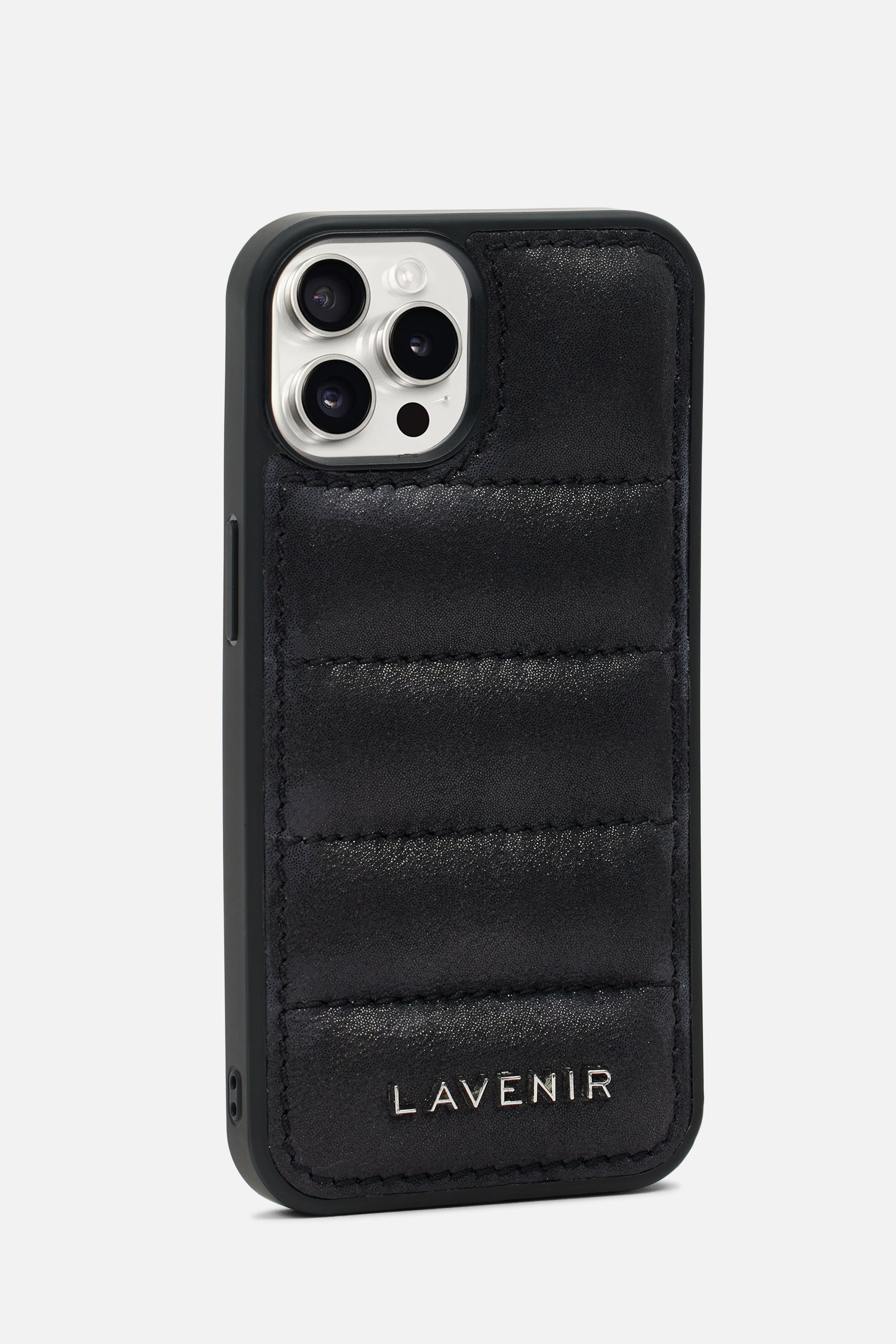 iPhone Puffy Case - Quilted Matte Black