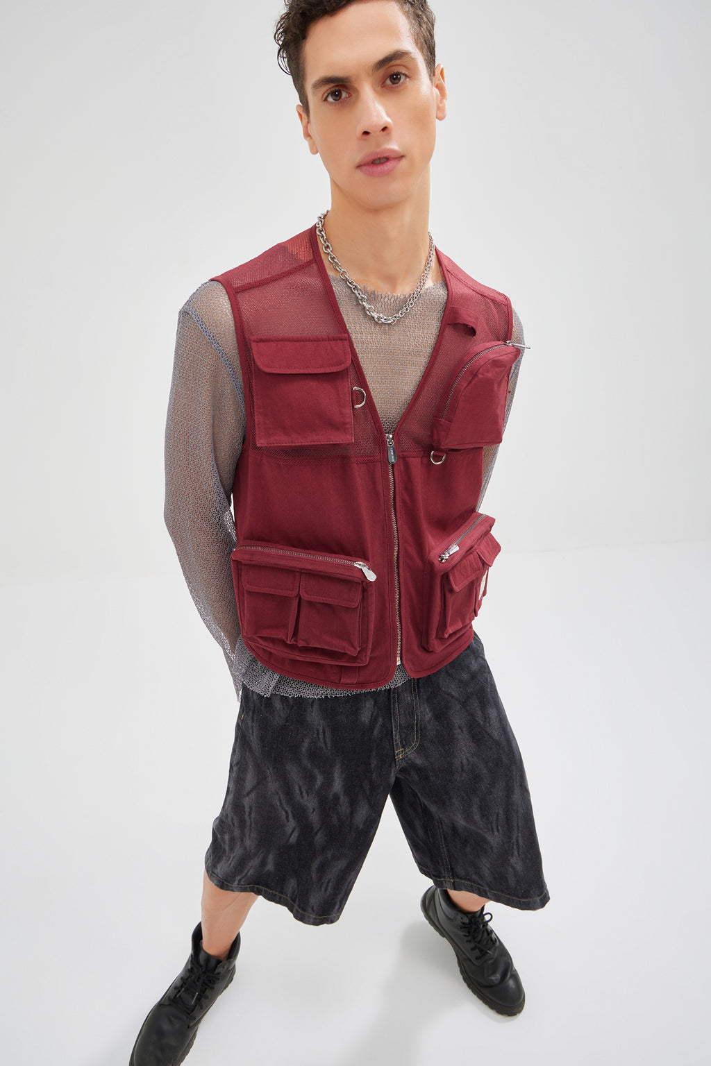 Mesh Rave Gillet Zerow - Utility Mesh Gilet