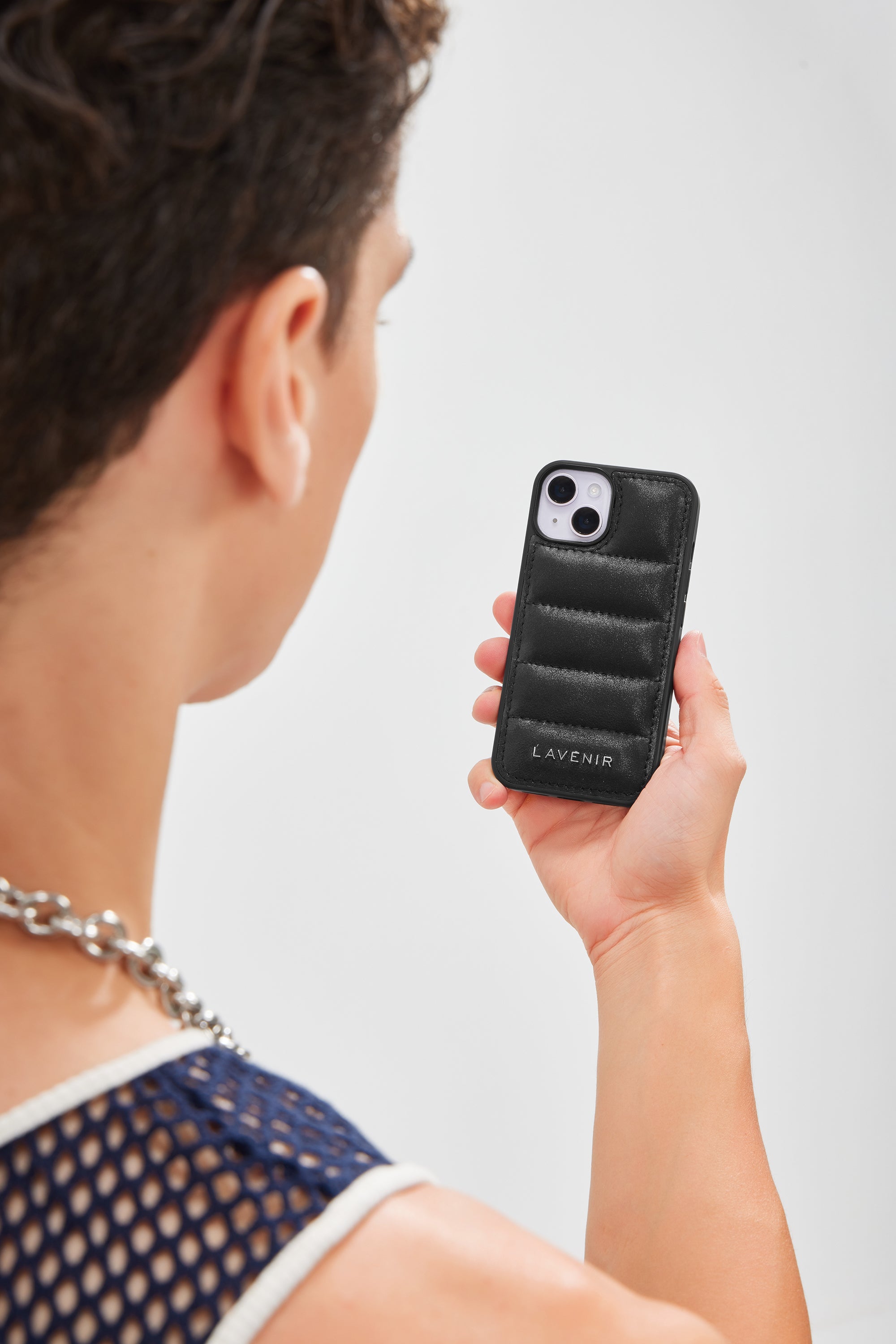 iPhone Puffy Case - Quilted Matte Black