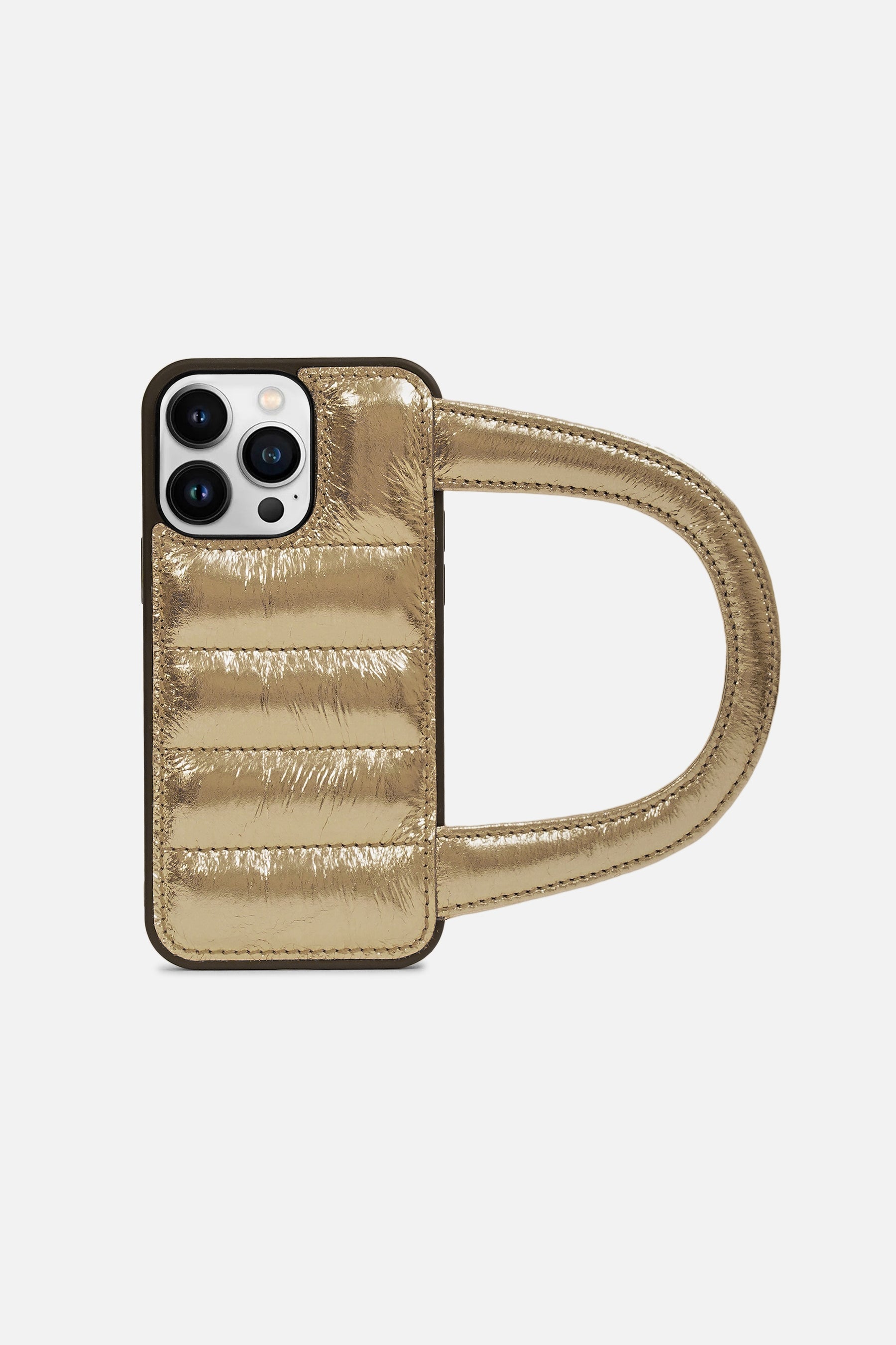 iPhone Case - Puff Handle™ - Gold Metallic