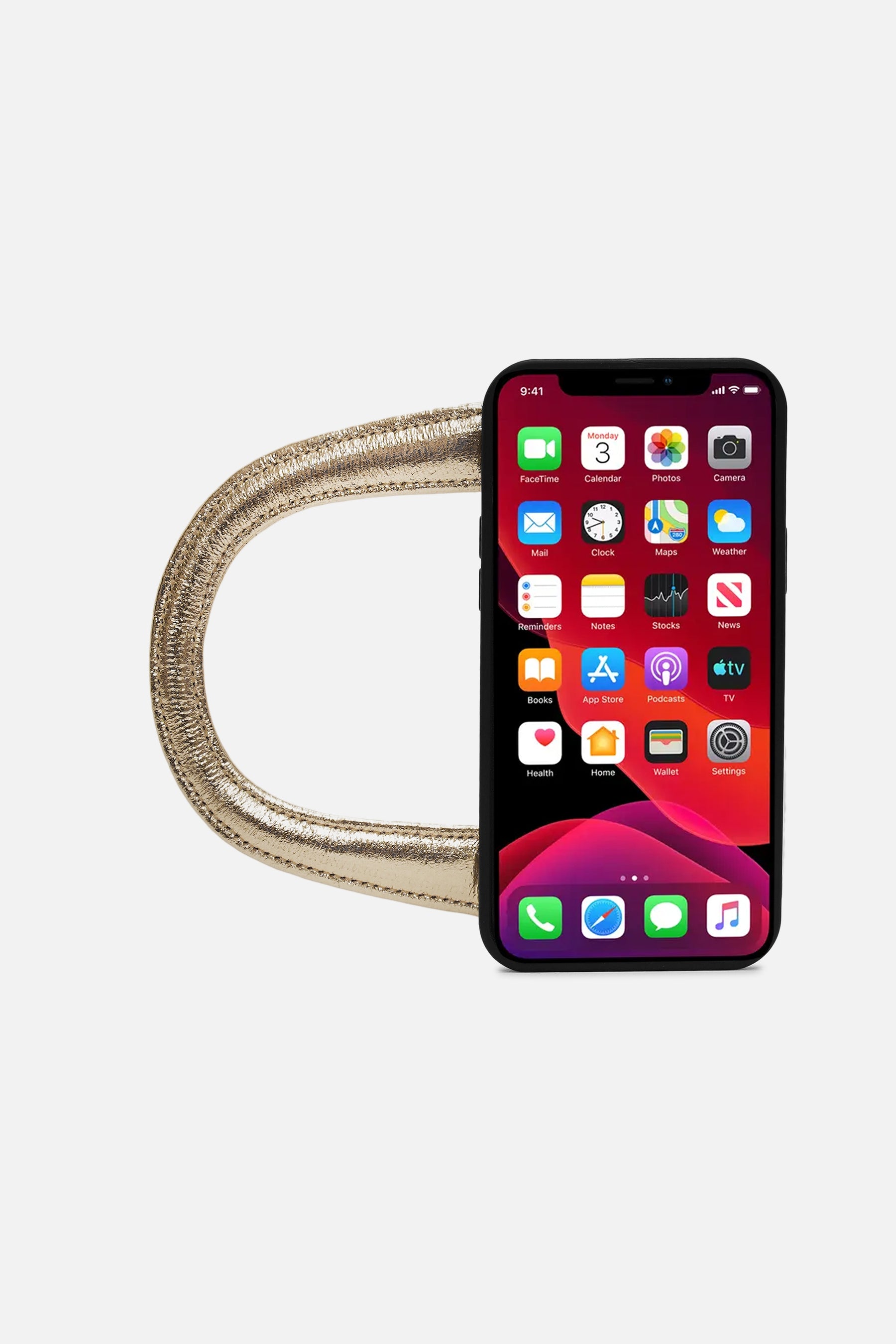iPhone Case - Puff Handle™ - Gold Metallic
