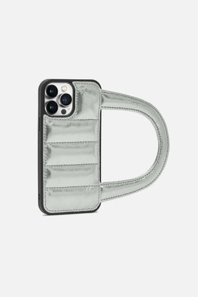 iPhone Case - Puff Handle™ - Silver Metallic