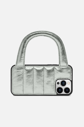 iPhone Case - Puff Handle™ - Silver Metallic