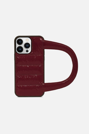 iPhone Case - Puff Handle™ - Red Patent Metallic