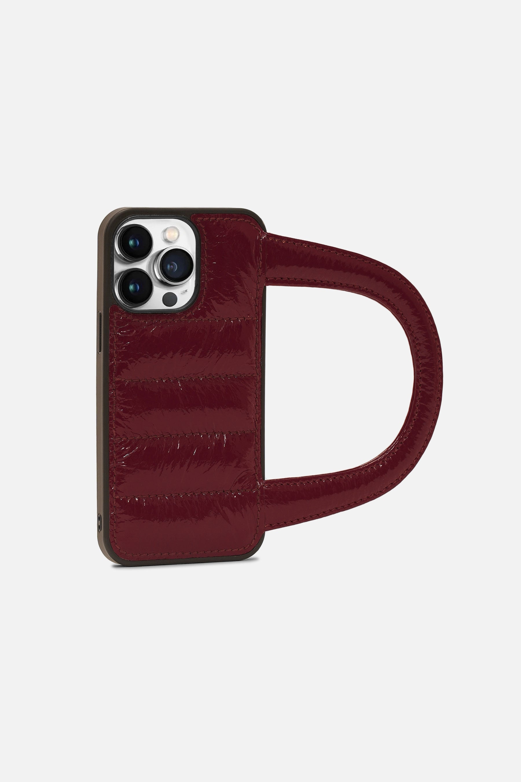 iPhone Case - Puff Handle™ - Red Patent Metallic