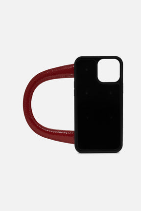 Iphone Case - Puff Handle™ - Red Patent Metallic