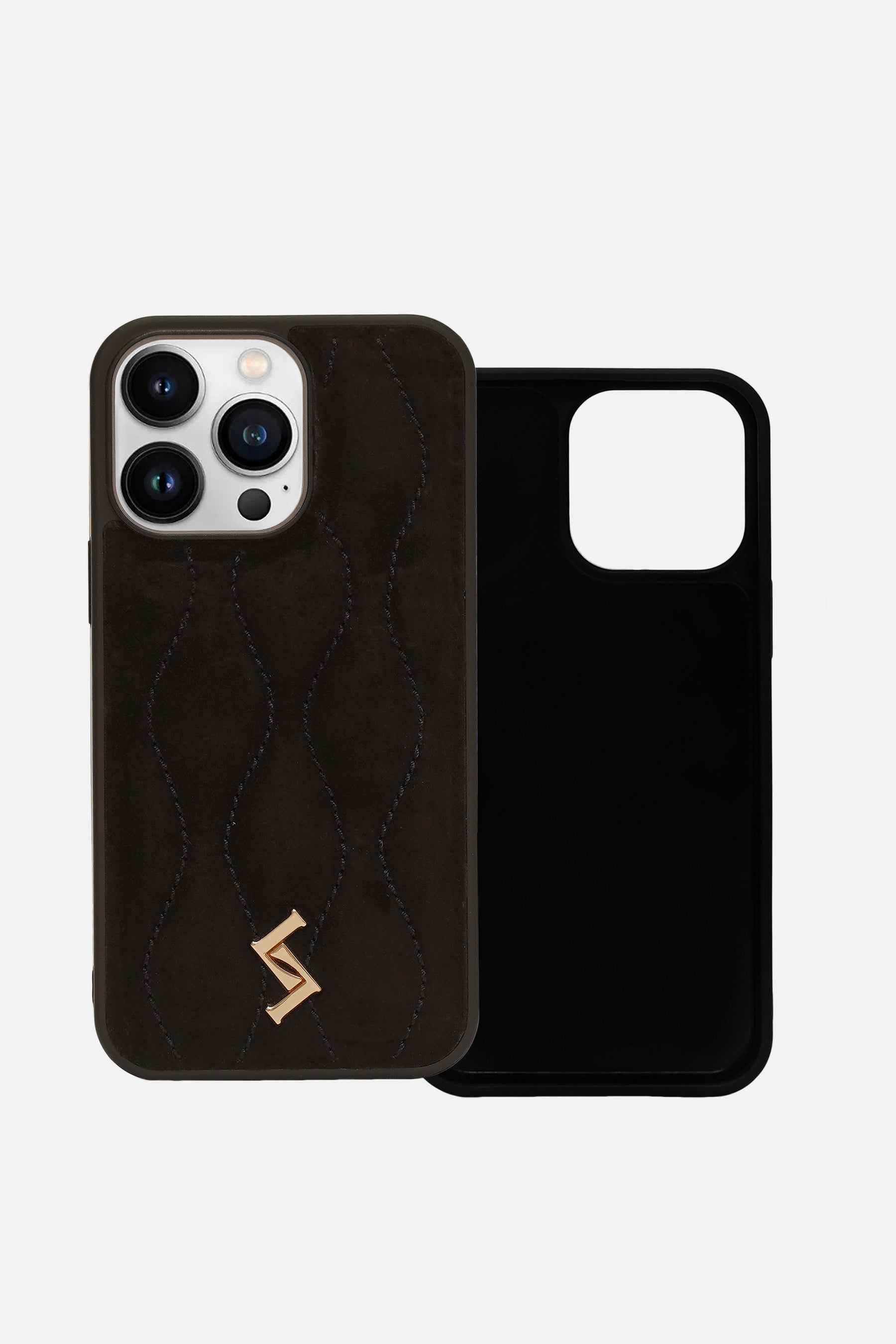 iPhone Case -Puffer Diamond Curves Monogram™ - Black