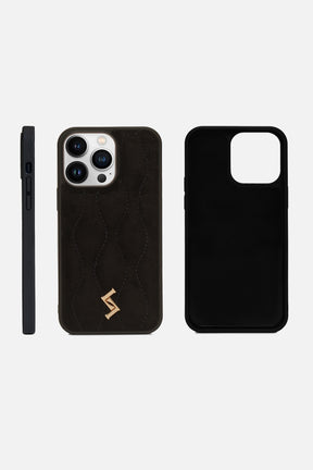 iPhone Case -Puffer Diamond Curves Monogram™ - Black