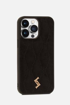 iPhone Case -Puffer Diamond Curves Monogram™ - Black